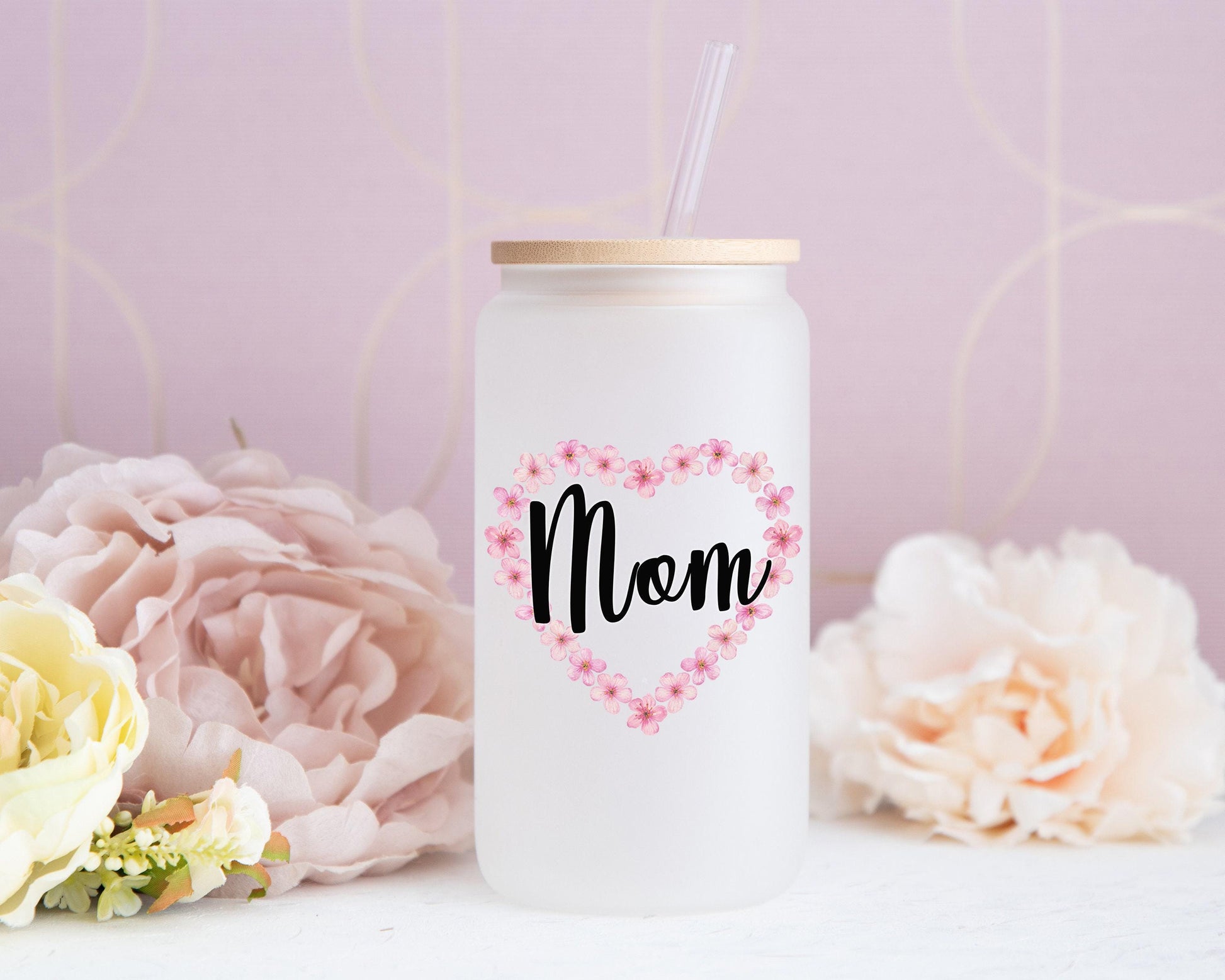 Mom Gift Box, T-Shirt, Candle, Glass Can, Handmade Spa Items, Care Package for Her, Gift for New Mother