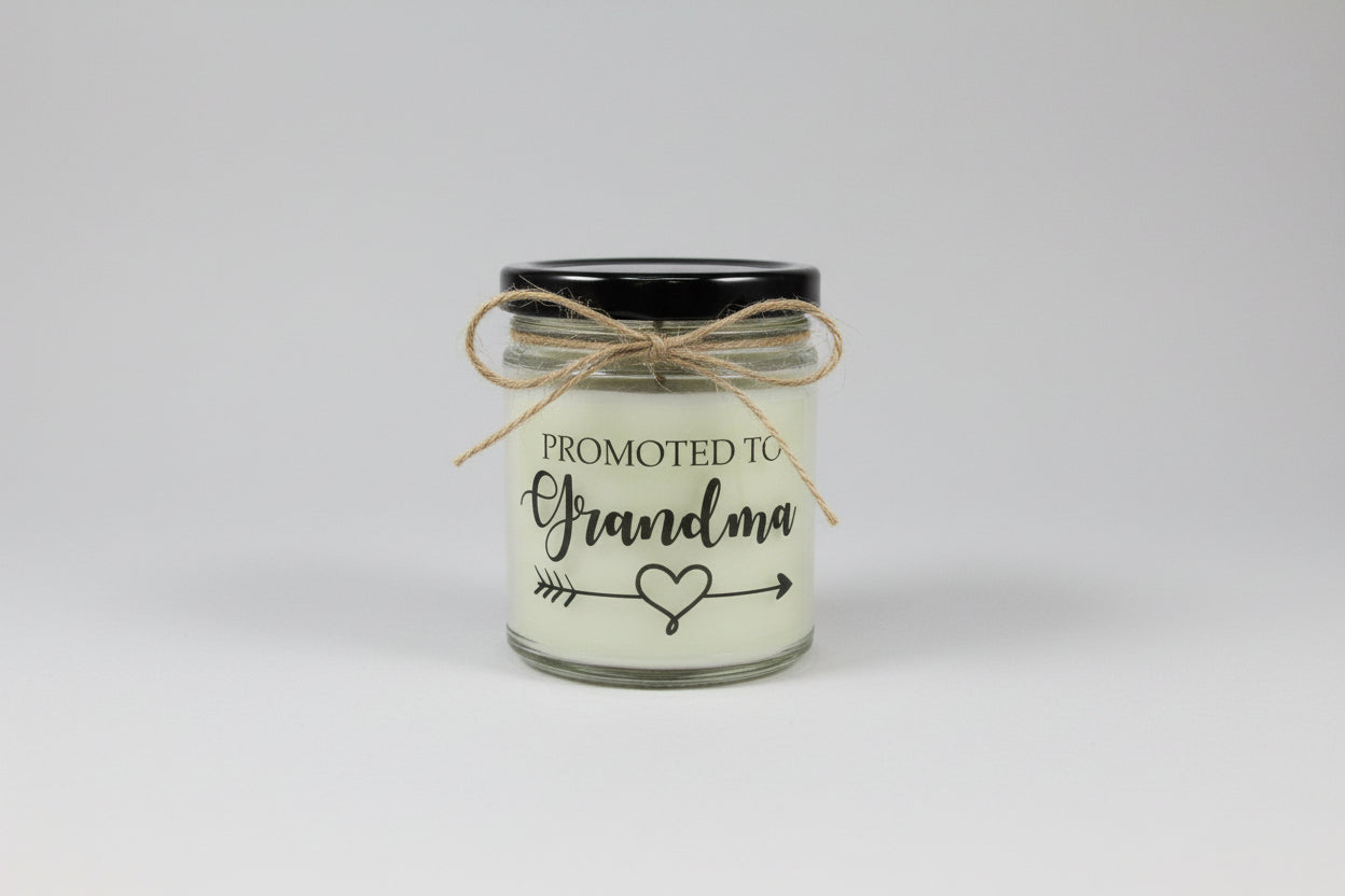 NEW GRANDMA GIFT | Promoted to Grandma | Handmade Grandmother Candle | Self Care Gift Box | New Baby, Birthday, Congratulations
