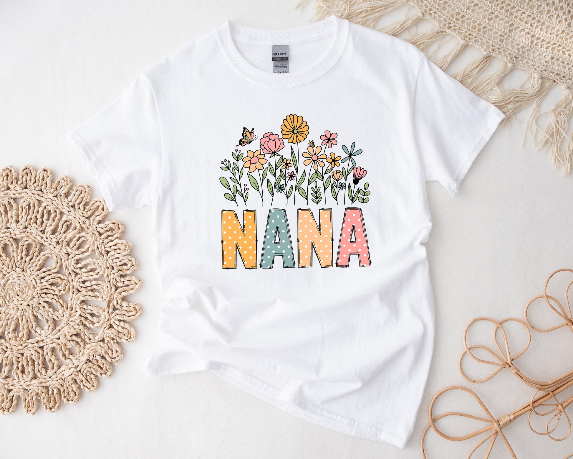 Nana Shirt Gift Box -T-Shirt, Candle, Tumbler, Spa Items | New Grandma Gift