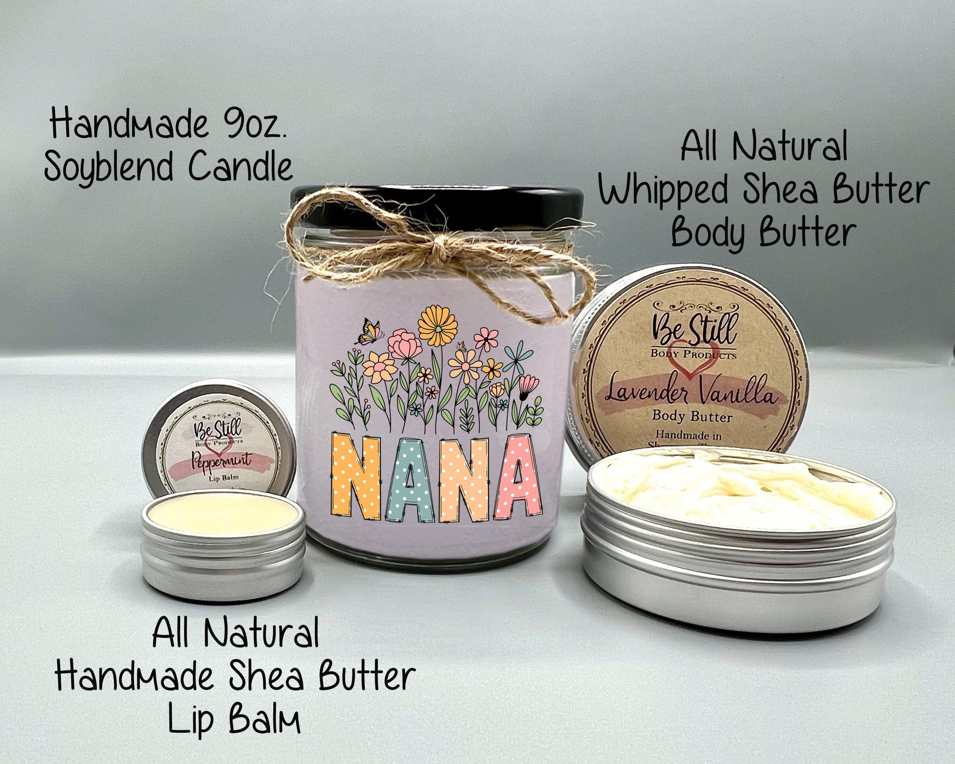 Nana Shirt Gift Box -T-Shirt, Candle, Tumbler, Spa Items | New Grandma Gift