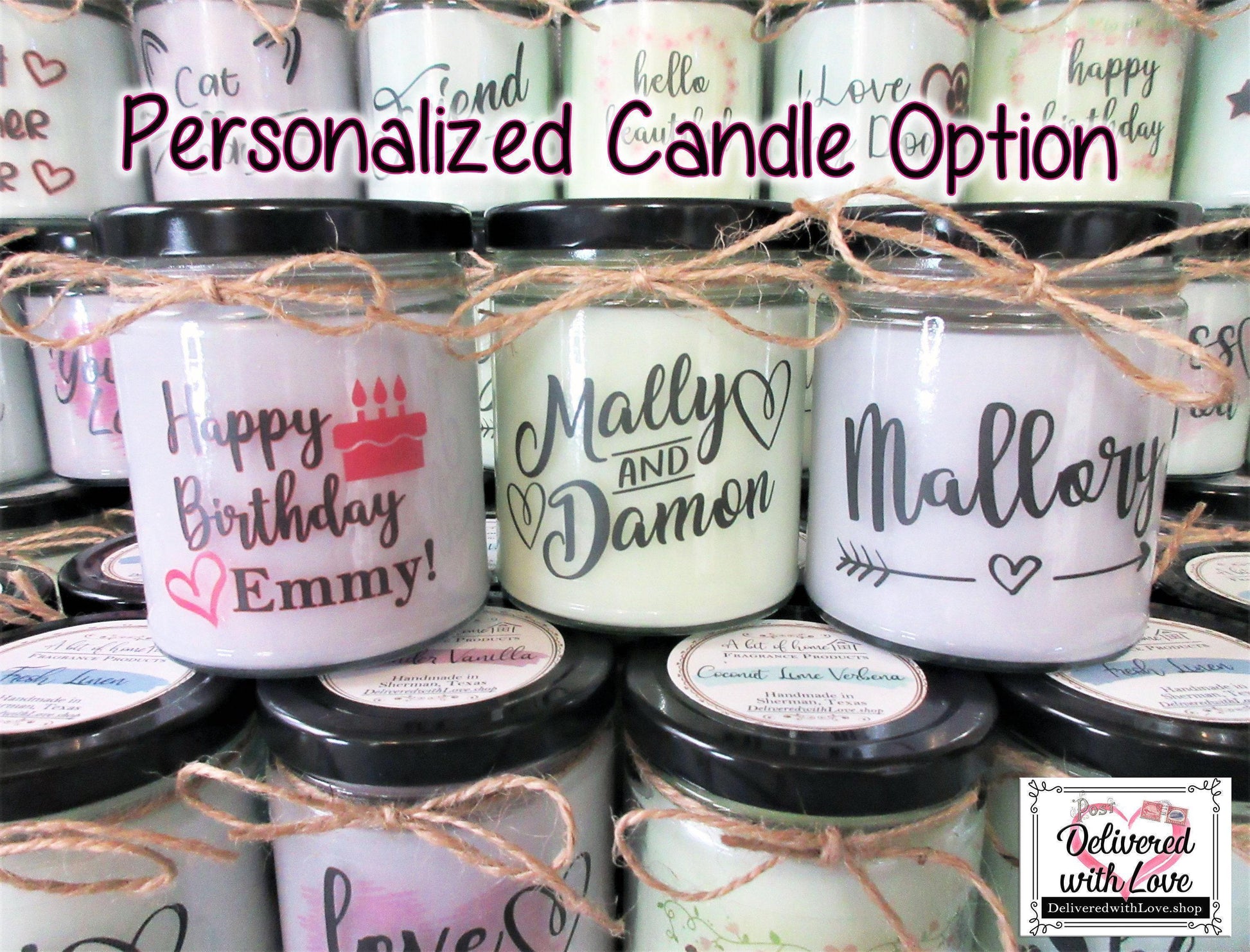 Never Forget the Difference You've Made | Handmade in Texas | Custom Candle | Personalized Candle | Highly Scented | For You or a Gift