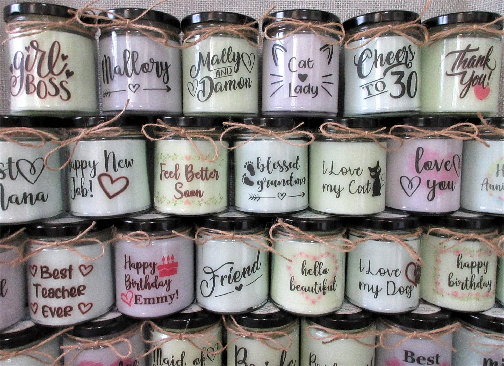 Never Forget the Difference You've Made | Handmade in Texas | Custom Candle | Personalized Candle | Highly Scented | For You or a Gift