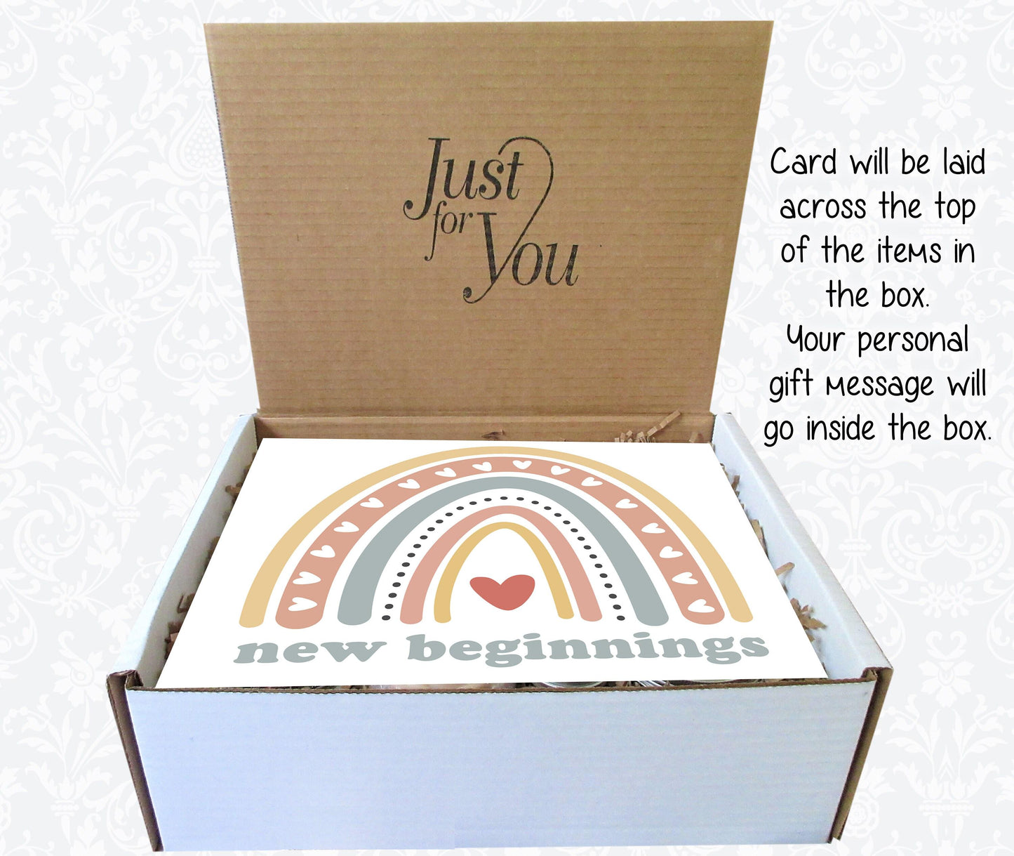 New Beginnings Gift Box | Moving Away Gift | New Job | Break Up | Divorce | Fresh Start | Recovery Gift | Self Care Gift Box | Spa Gift Box