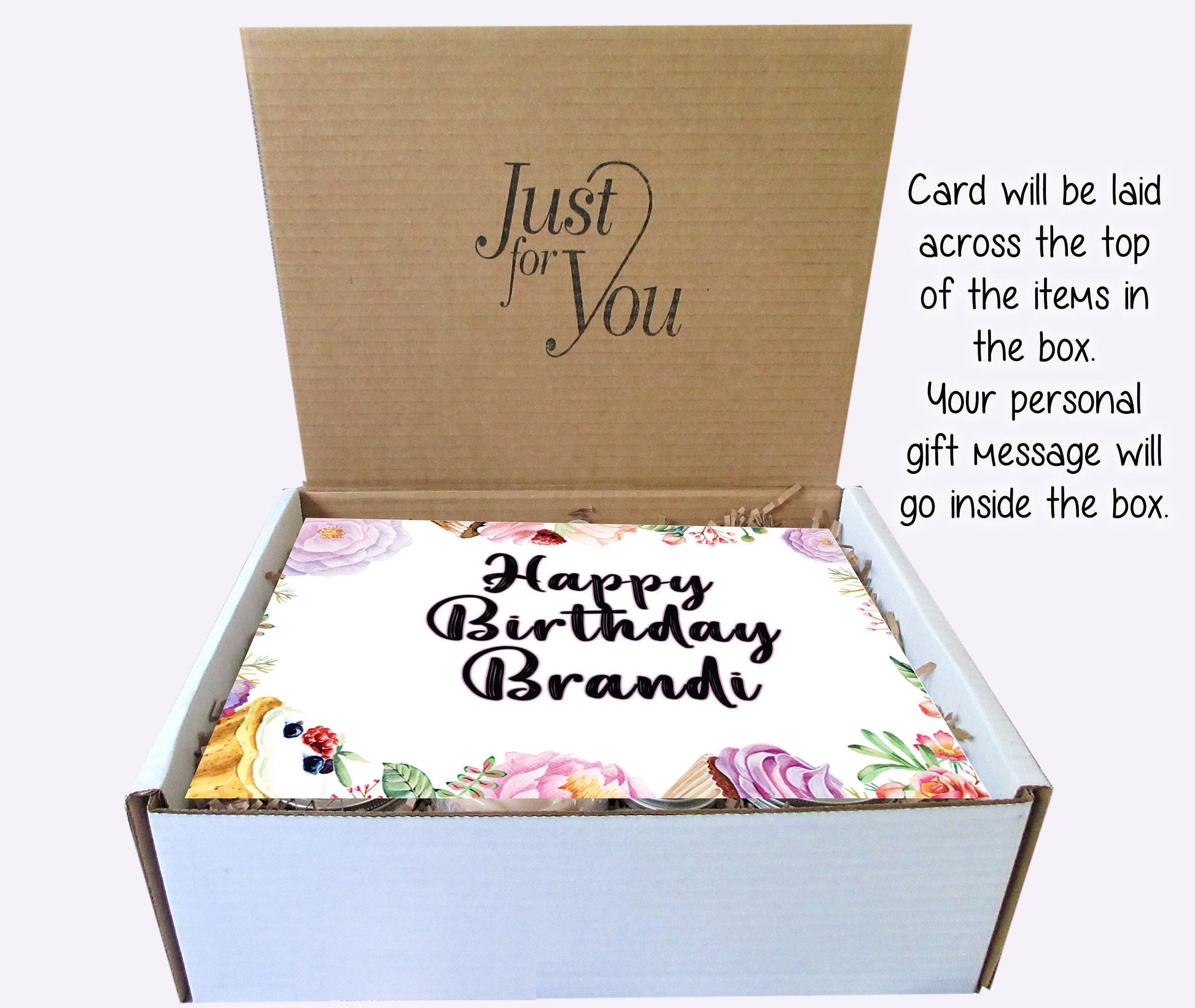 Personalized Birthday Gift Box | Birthday Gift for Her | Self Care Gift Box | Custom Gift Box | Gift for Friend, Daughter, Client, Coworker