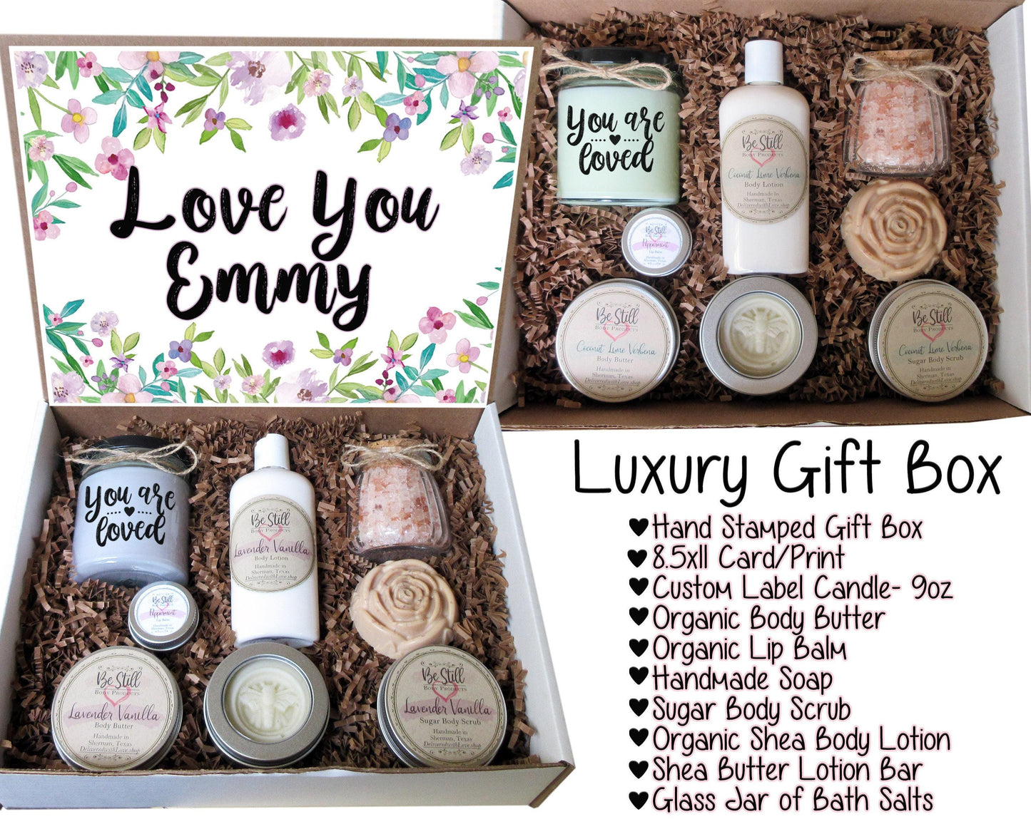 Personalized Gifts For Her, Gift Box For Women, Best Friend Birthday Gifts, Self Care Box, Thinking Of You Care Package, Thank You Gift Box