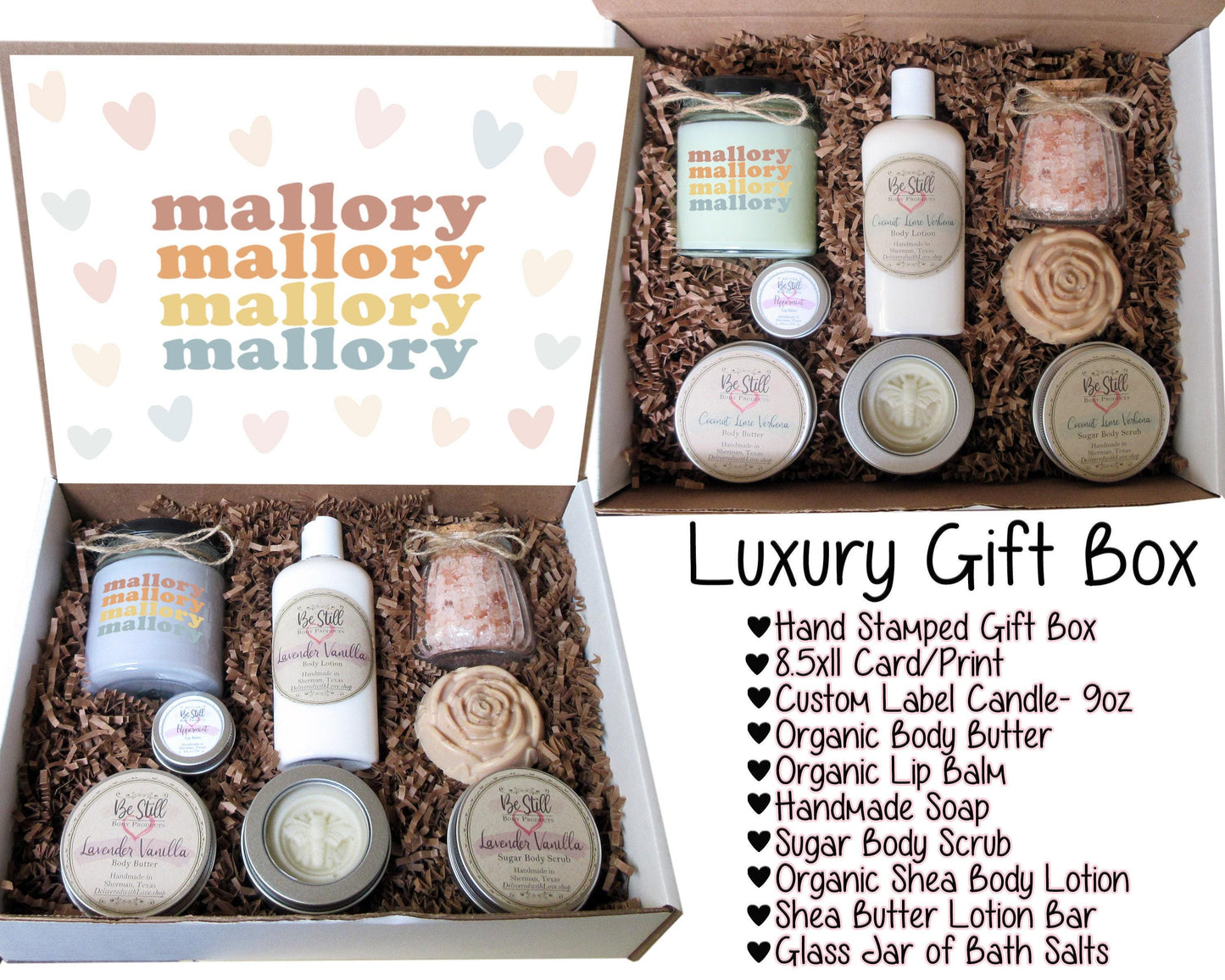 Personalized Gifts For Her, Gift Box For Women, Best Friend Birthday Gifts, Self Care Box, Thinking Of You Care Package, Thank You Gift Box