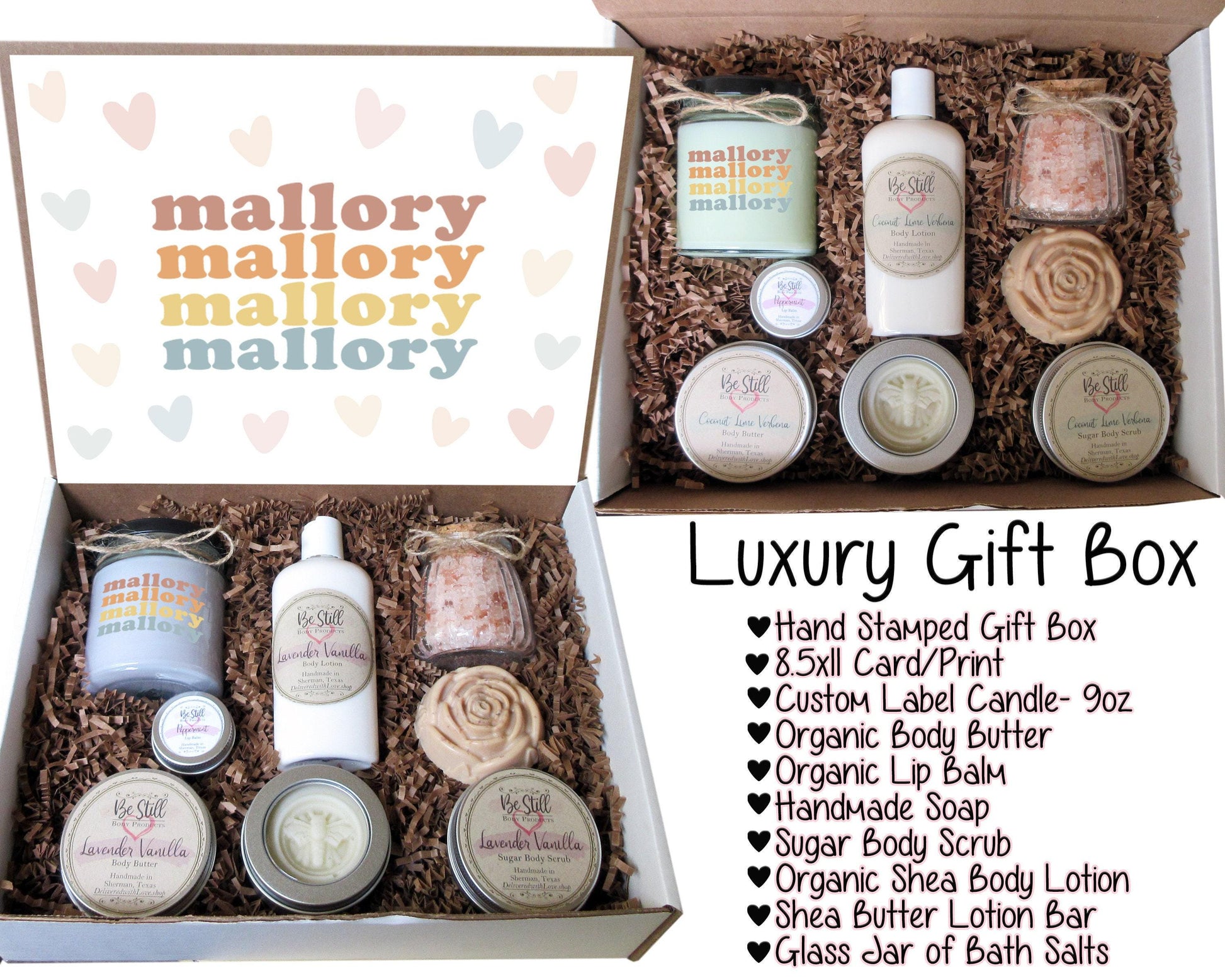 Personalized Gifts For Her, Gift Box For Women, Best Friend Birthday Gifts, Self Care Box, Thinking Of You Care Package, Thank You Gift Box
