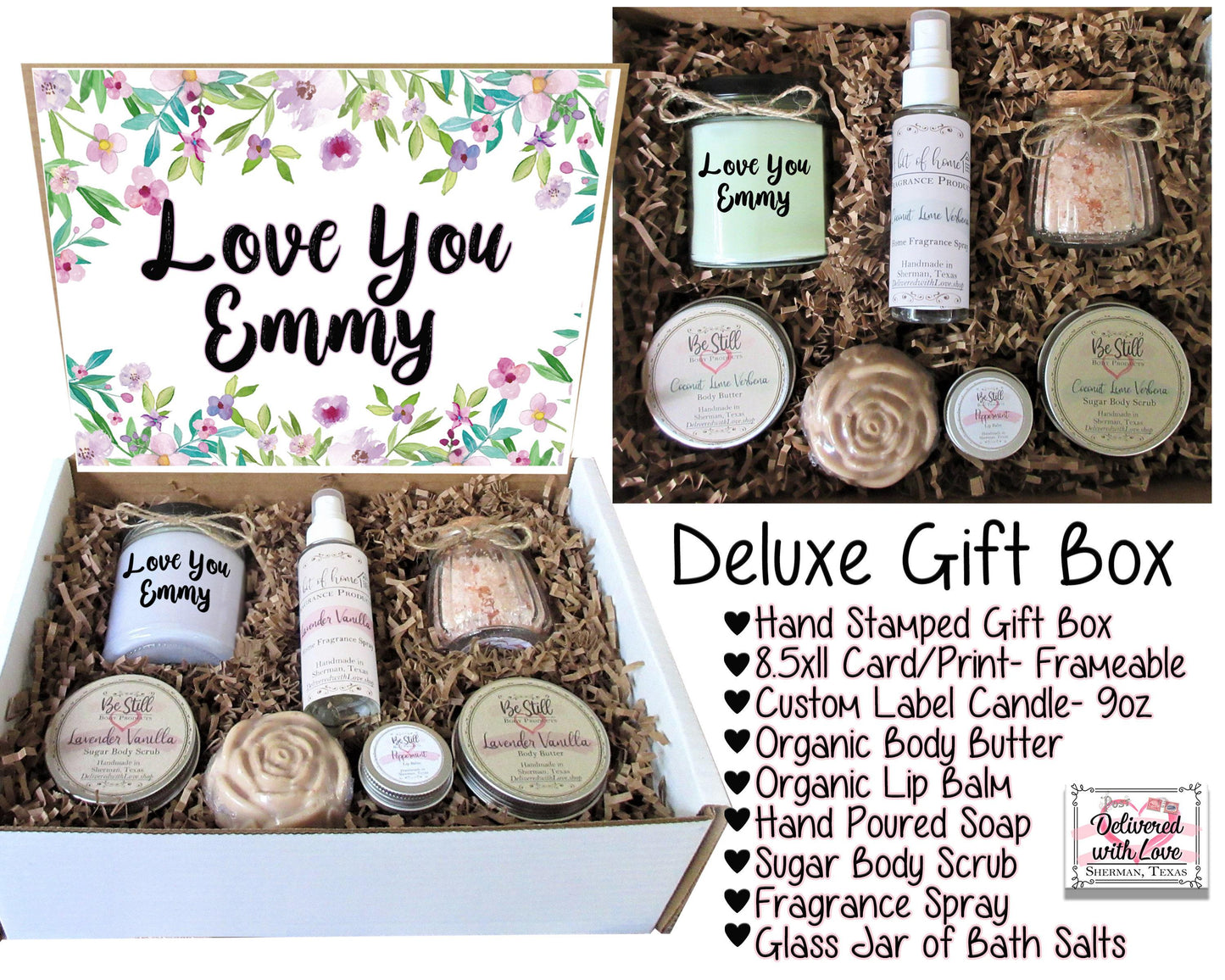 Personalized Gifts For Her, Gift Box For Women, Best Friend Birthday Gifts, Self Care Box, Thinking Of You Care Package, Thank You Gift Box