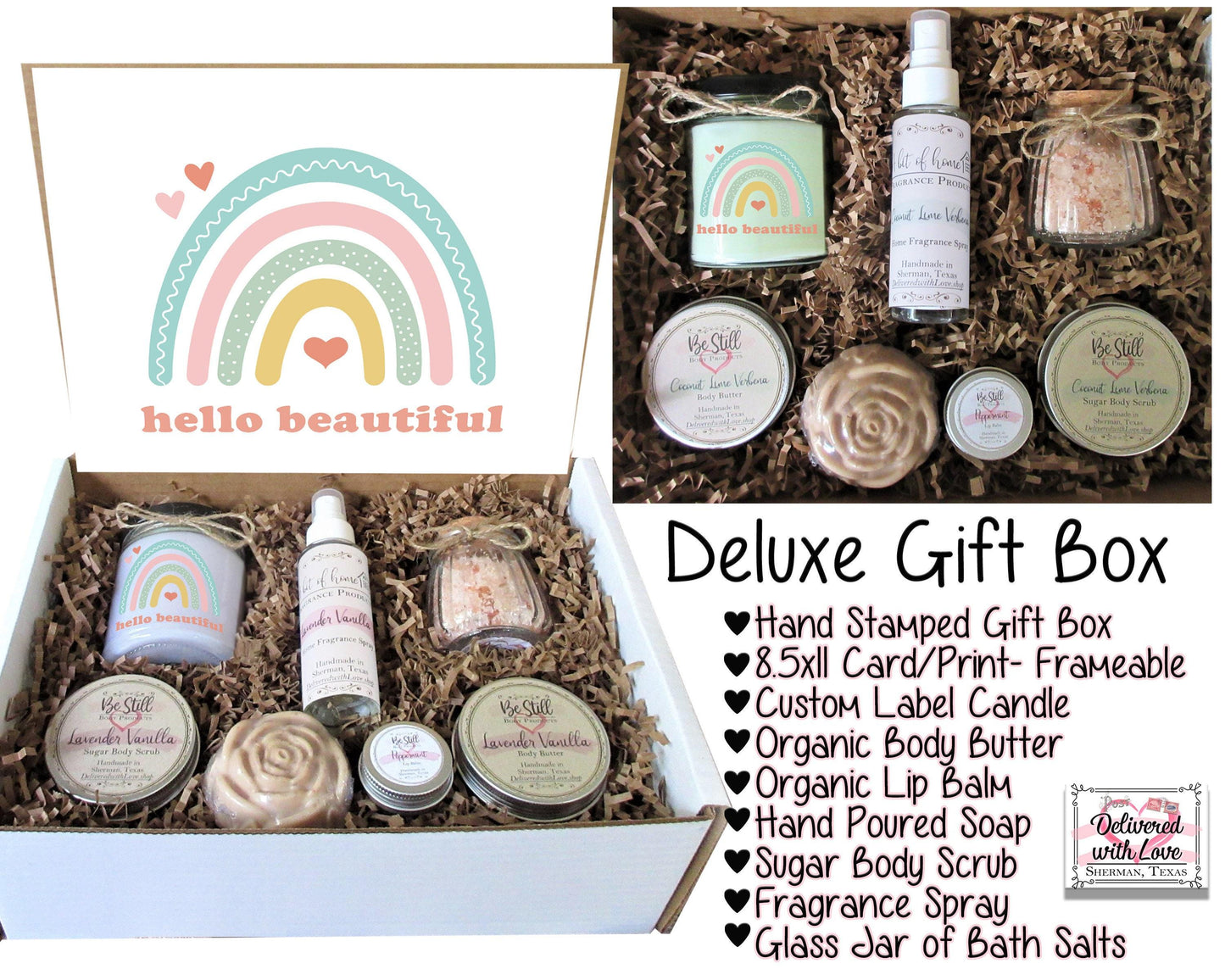 Personalized Gifts For Her, Gift Box For Women, Best Friend Birthday Gifts, Self Care Box, Thinking Of You Care Package, Thank You Gift Box