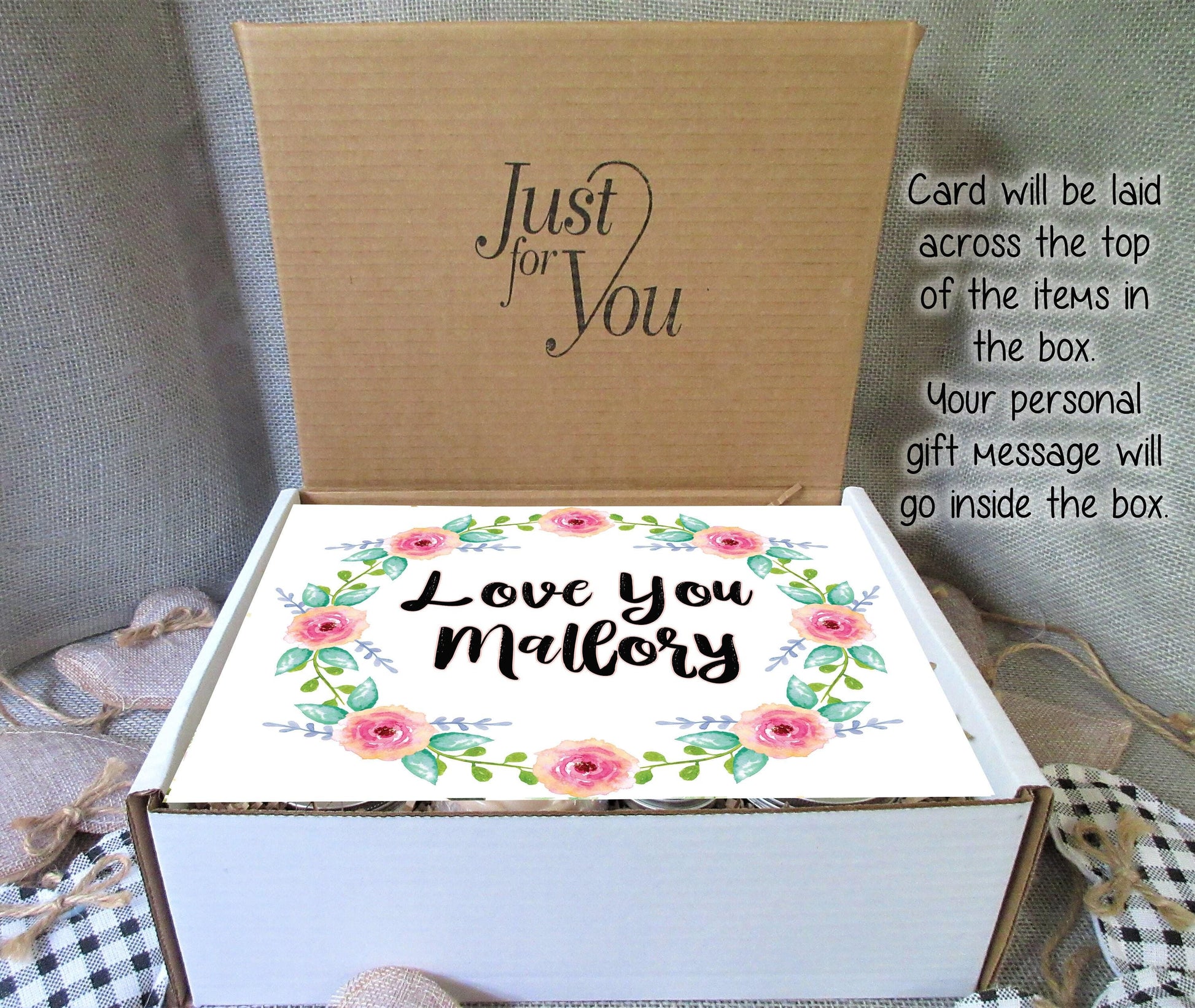 Personalized Gifts For Her, Gift Box For Women, Best Friend Birthday Gifts, Self Care Box, Thinking Of You Care Package, Thank You Gift Box