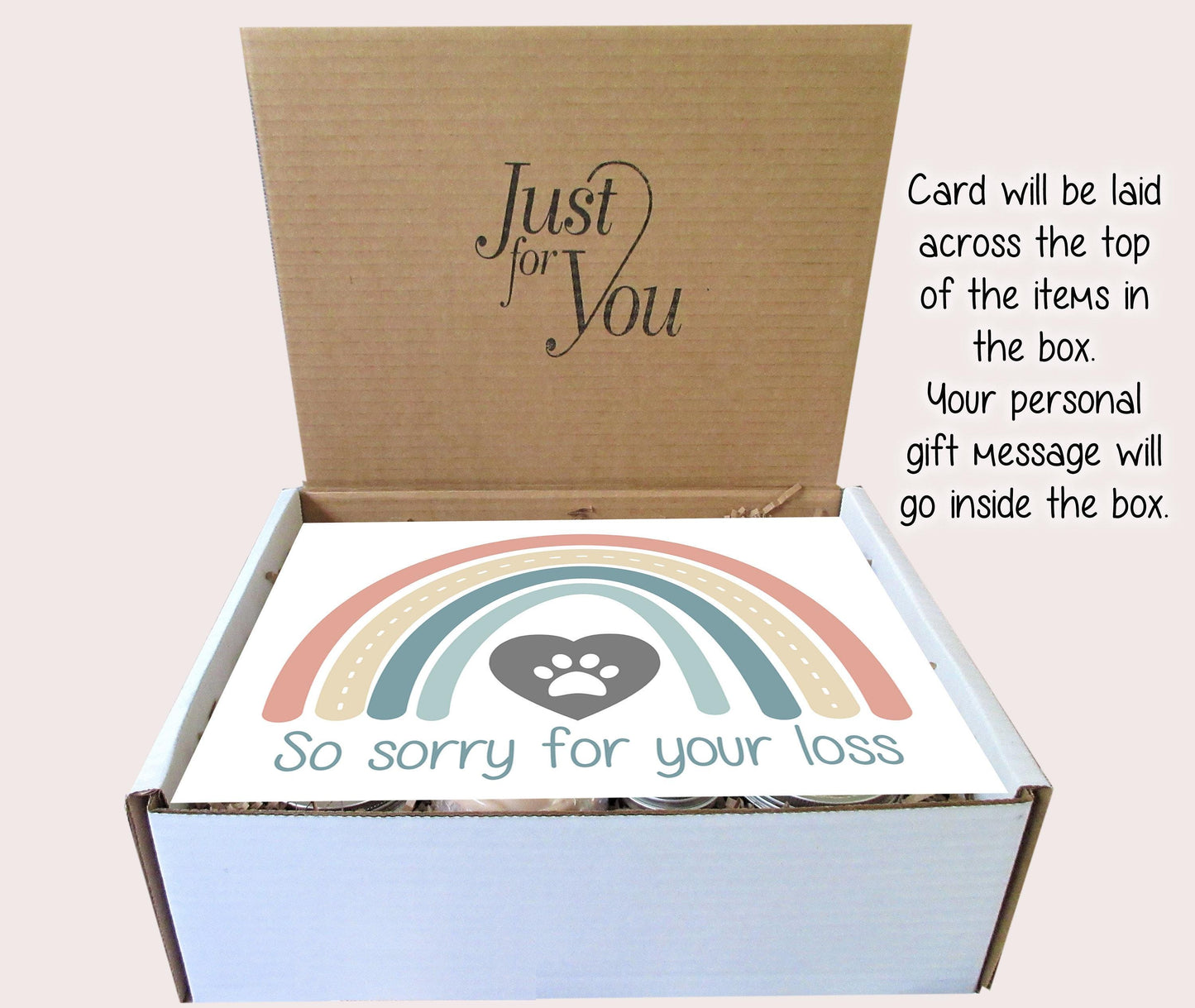 Pet Loss Care Package | Dog Loss Care Package | Self Care Gift Box | Death of Dog or Cat | Pet Bereavement for Friend, Coworker, Family