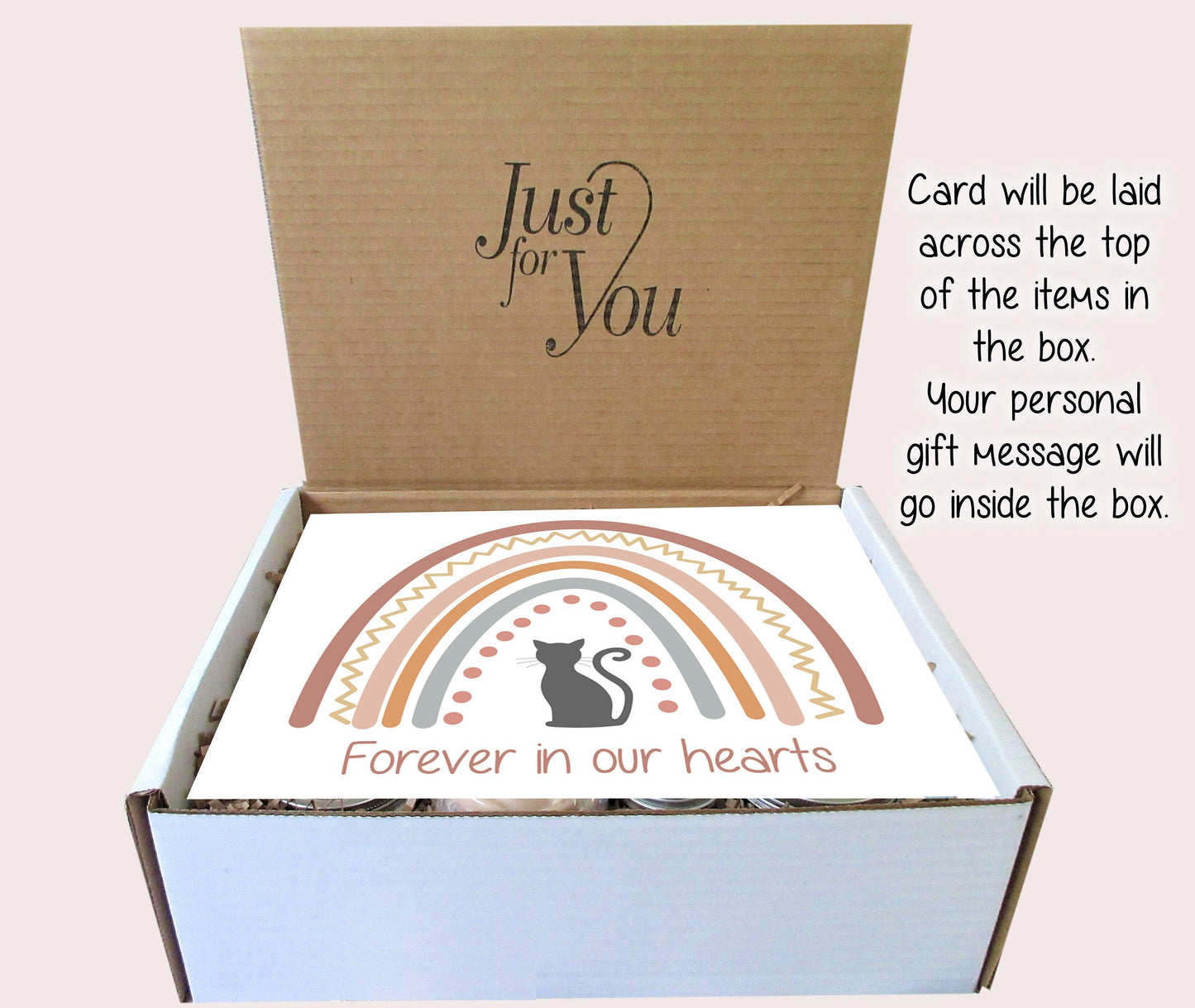 Pet Loss Gift Box | Cat Loss Care Package | Self Care Gift Box | Gift for Loss of Pet Cat | Pet Bereavement for Friend, Coworker, Family