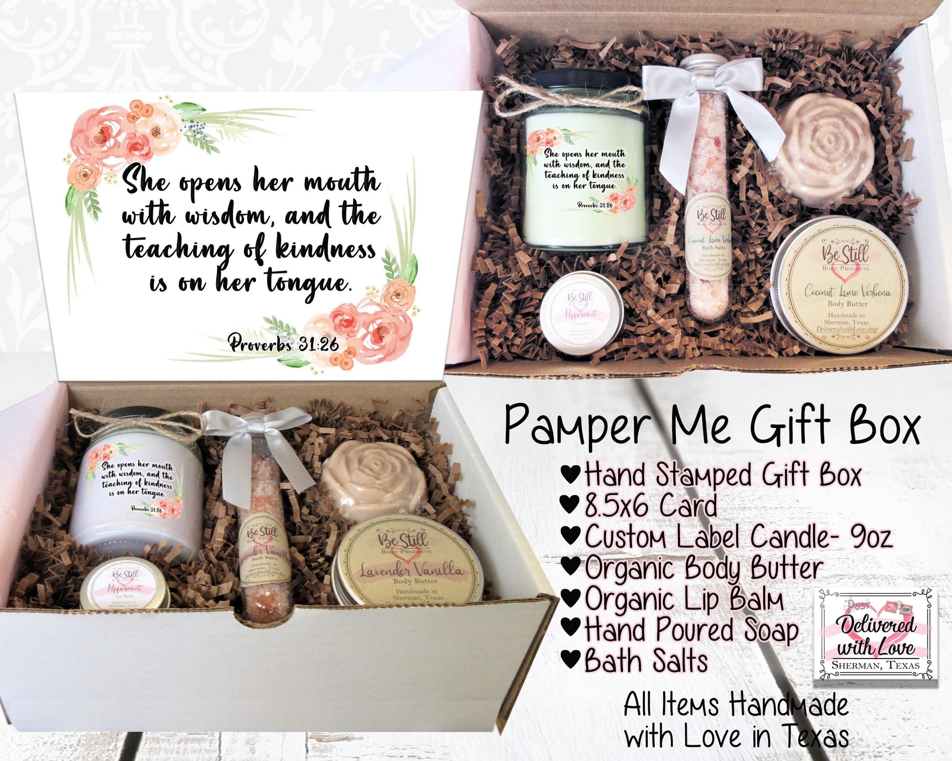 Proverbs 31 Christian Gift Box | Mother's Day Gift Box | Self Care Gift Box | Mom Gift | Care Package for Her | Christian Care Package