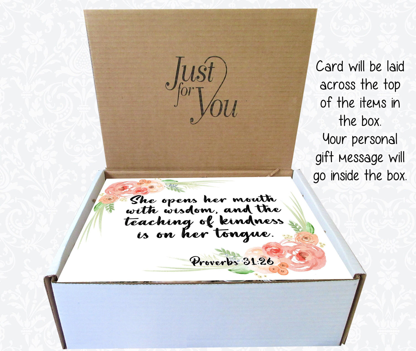 Proverbs 31 Christian Gift Box | Mother's Day Gift Box | Self Care Gift Box | Mom Gift | Care Package for Her | Christian Care Package