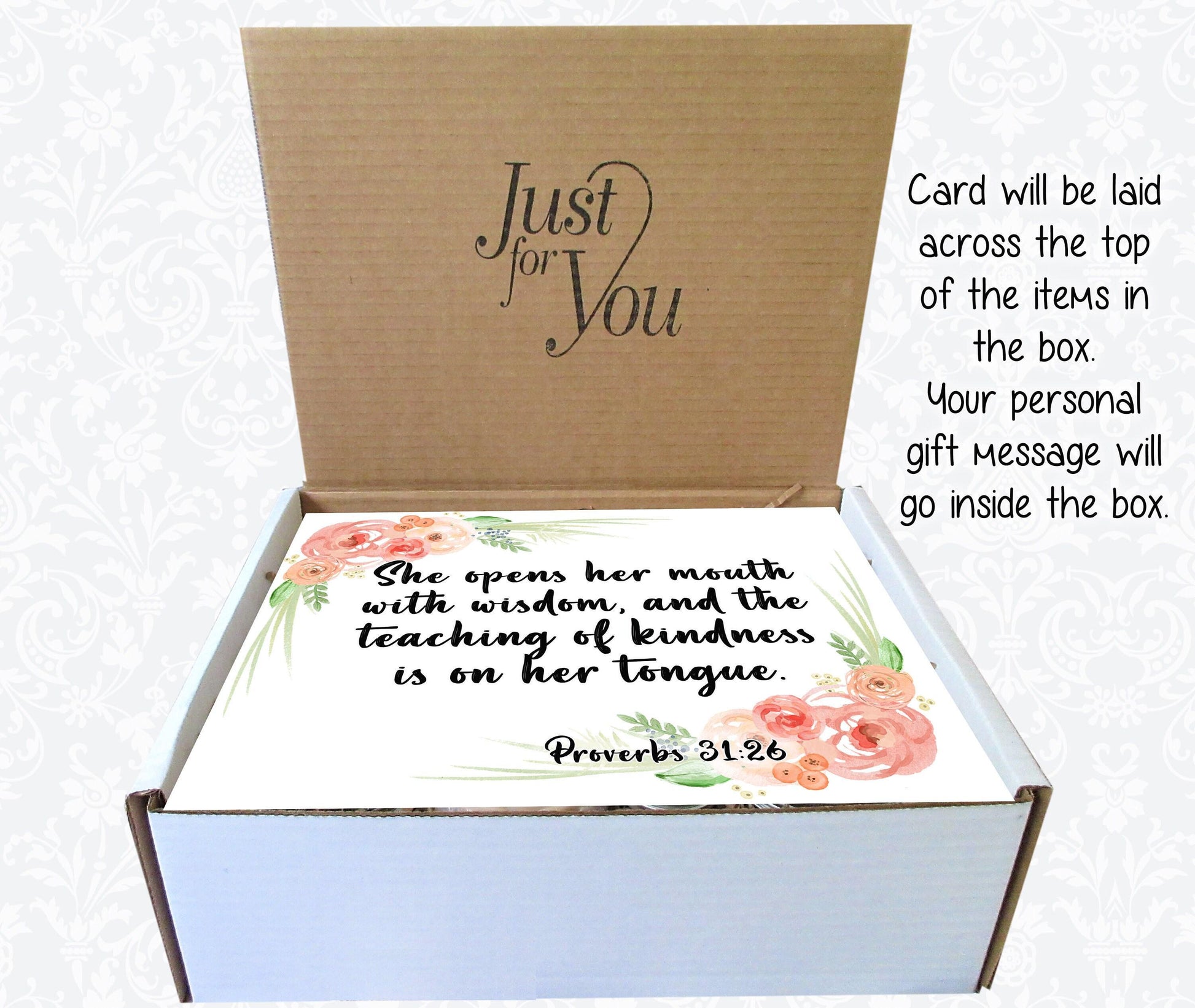 Proverbs 31 Christian Gift Box | Mother's Day Gift Box | Self Care Gift Box | Mom Gift | Care Package for Her | Christian Care Package