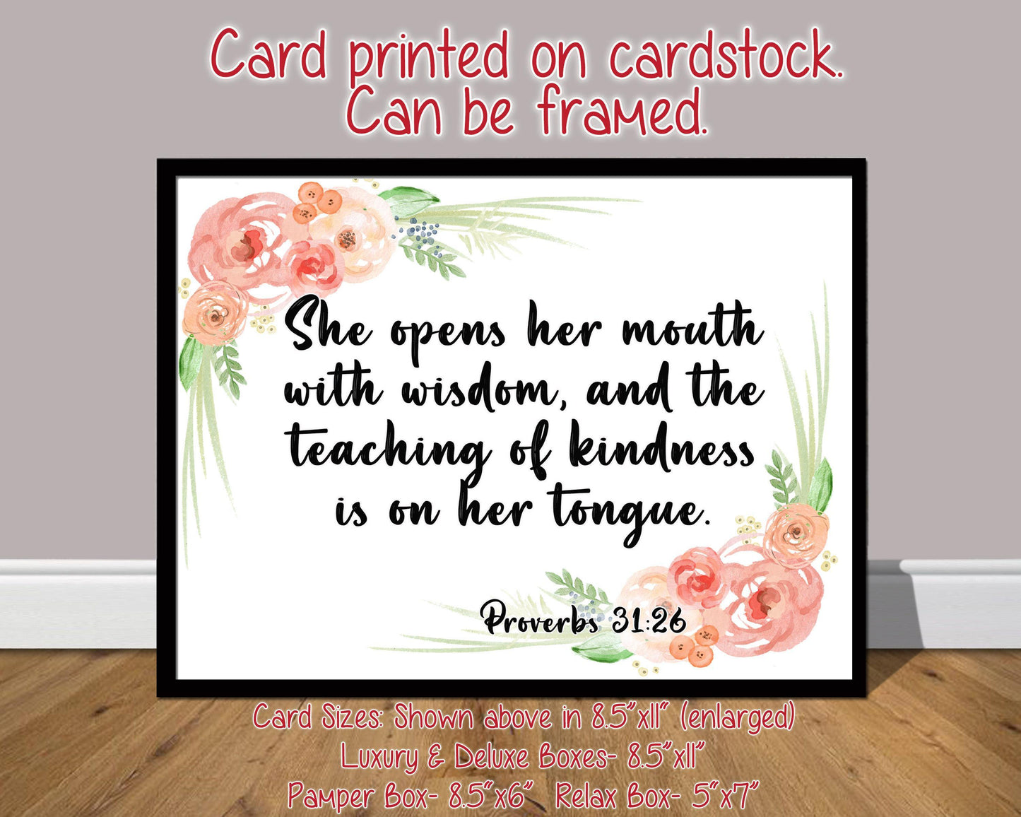 Proverbs 31 Christian Gift Box | Mother's Day Gift Box | Self Care Gift Box | Mom Gift | Care Package for Her | Christian Care Package
