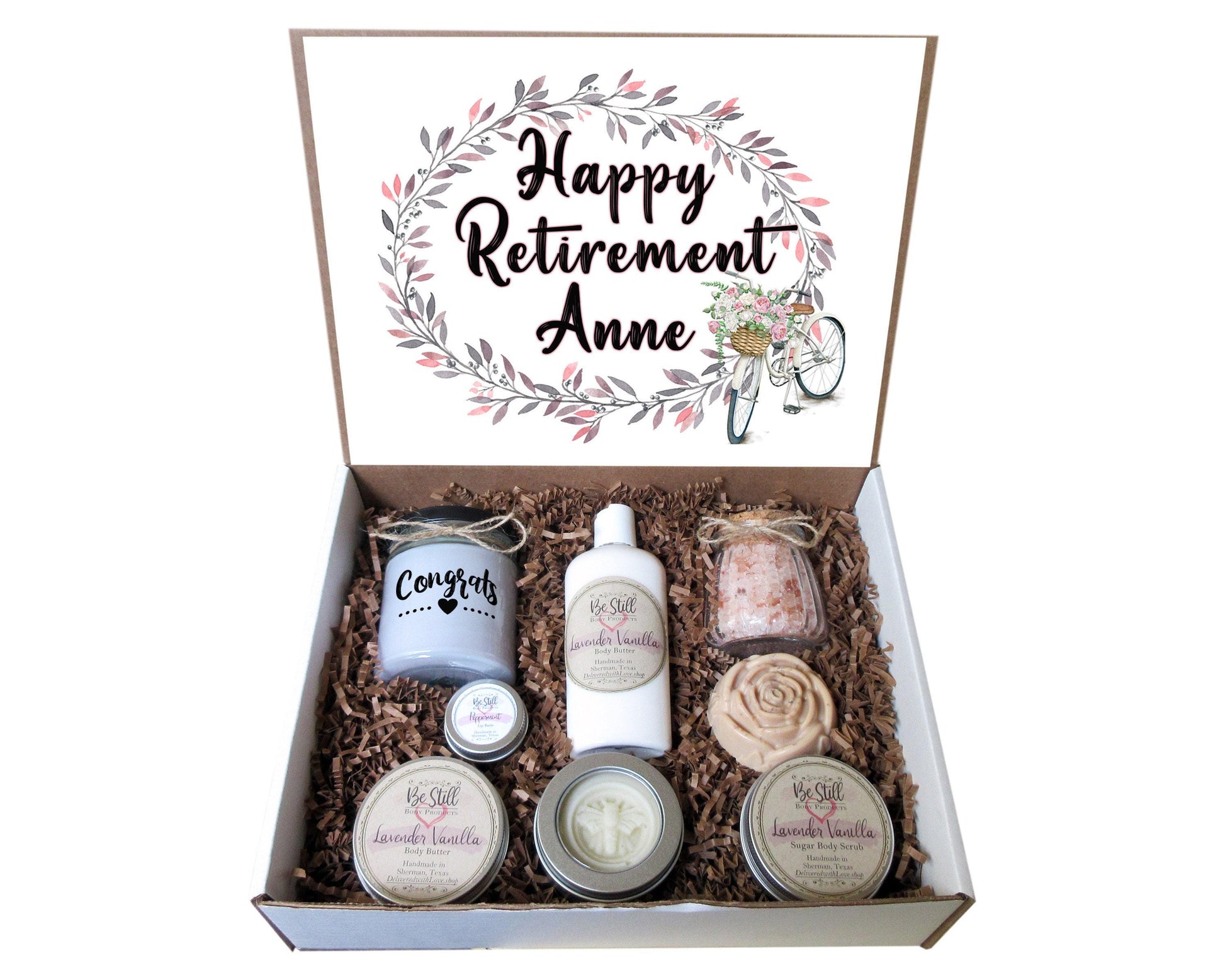Retirement Gift Box | Retirement Gift | Self Care Gift Box | Custom Gift | Personalized Gift | Congrats Gift | Best Wishes