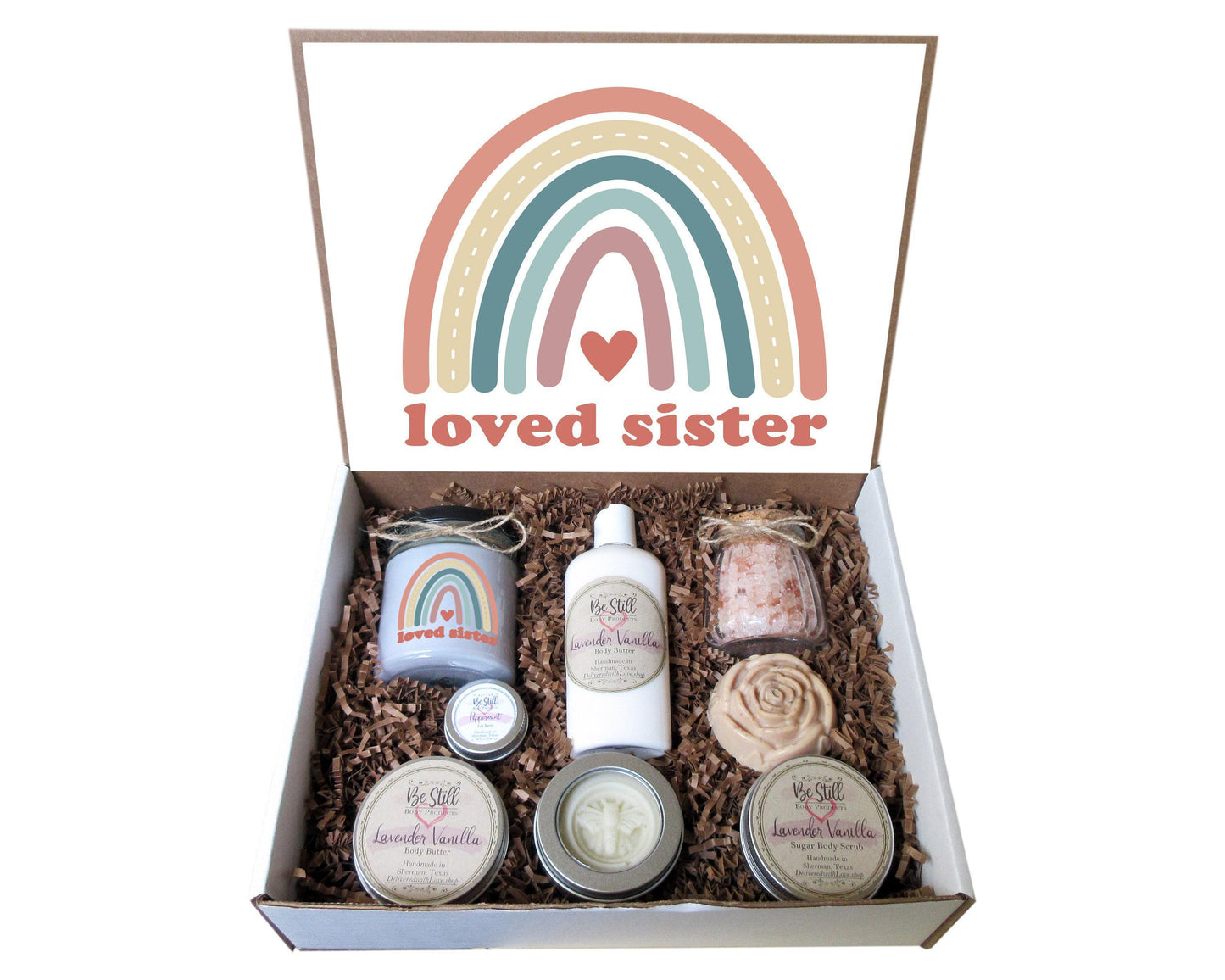 Sister Gift | Birthday Gift Box | Congrats Gift | Sister Gift Box | College Care Package | Self Care Gift Box | Spa Gift Box