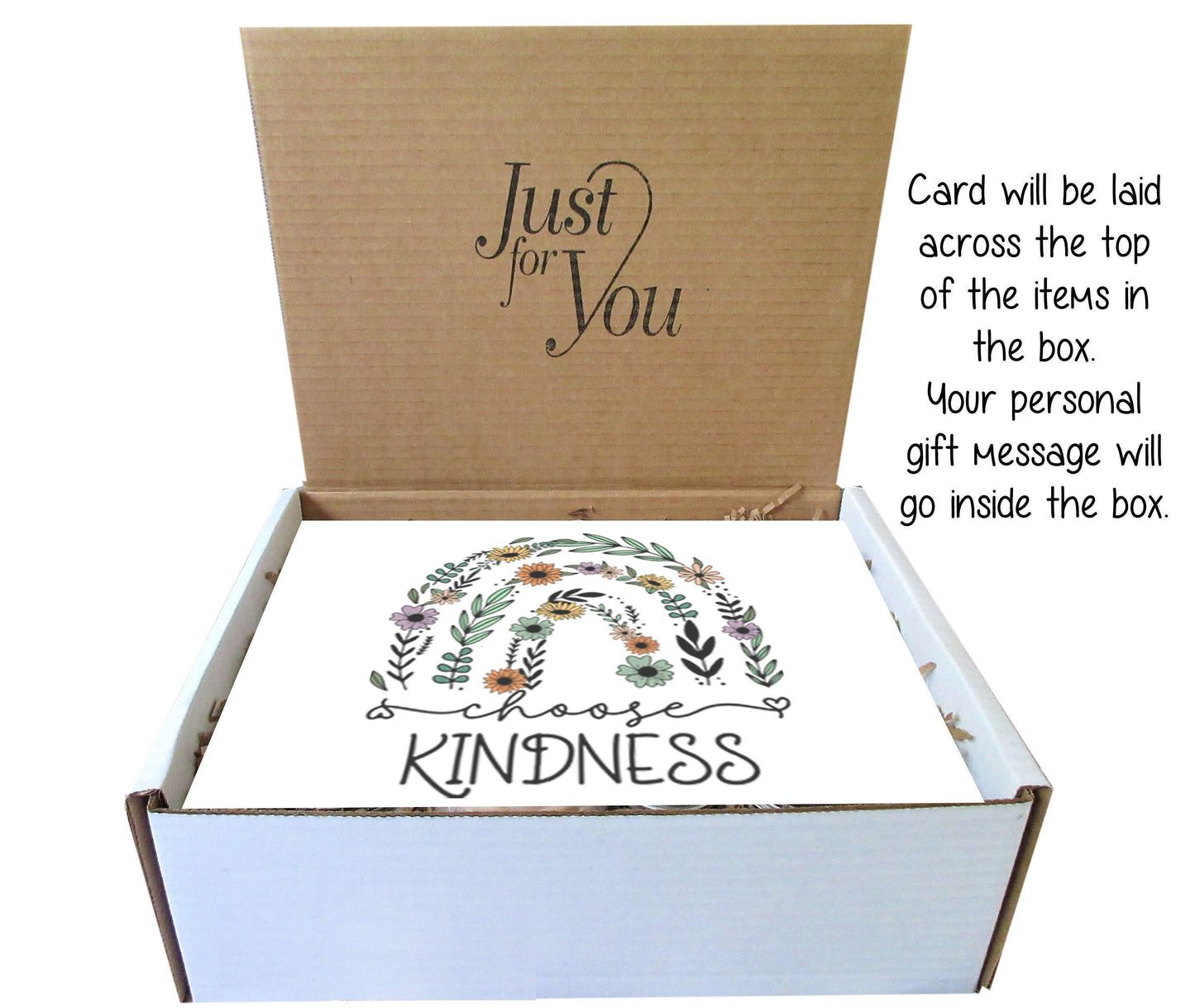 Spa Gift Box | Choose Kindness | Handmade Natural Products | Care Package for Her | Self Care Gift Box | Positive Quote