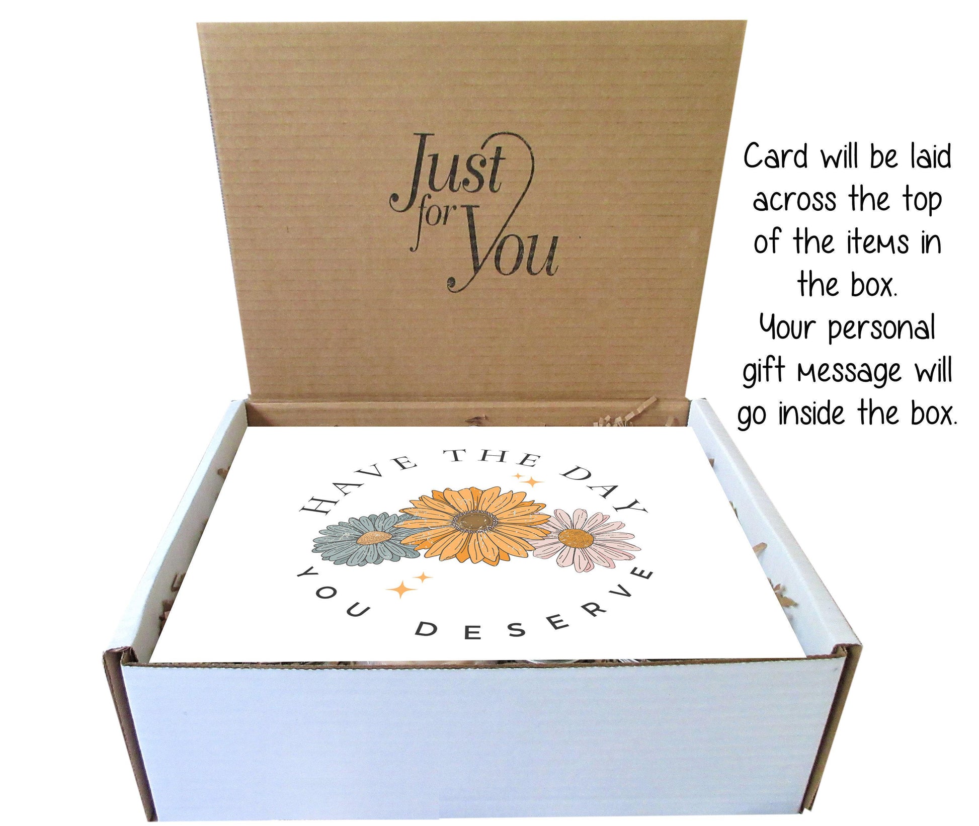 Spa Gift Box | Have the Day You Deserve | Handmade Products | Care Package for Her | Self Care Gift Box | Graduation, Wedding, Birthday