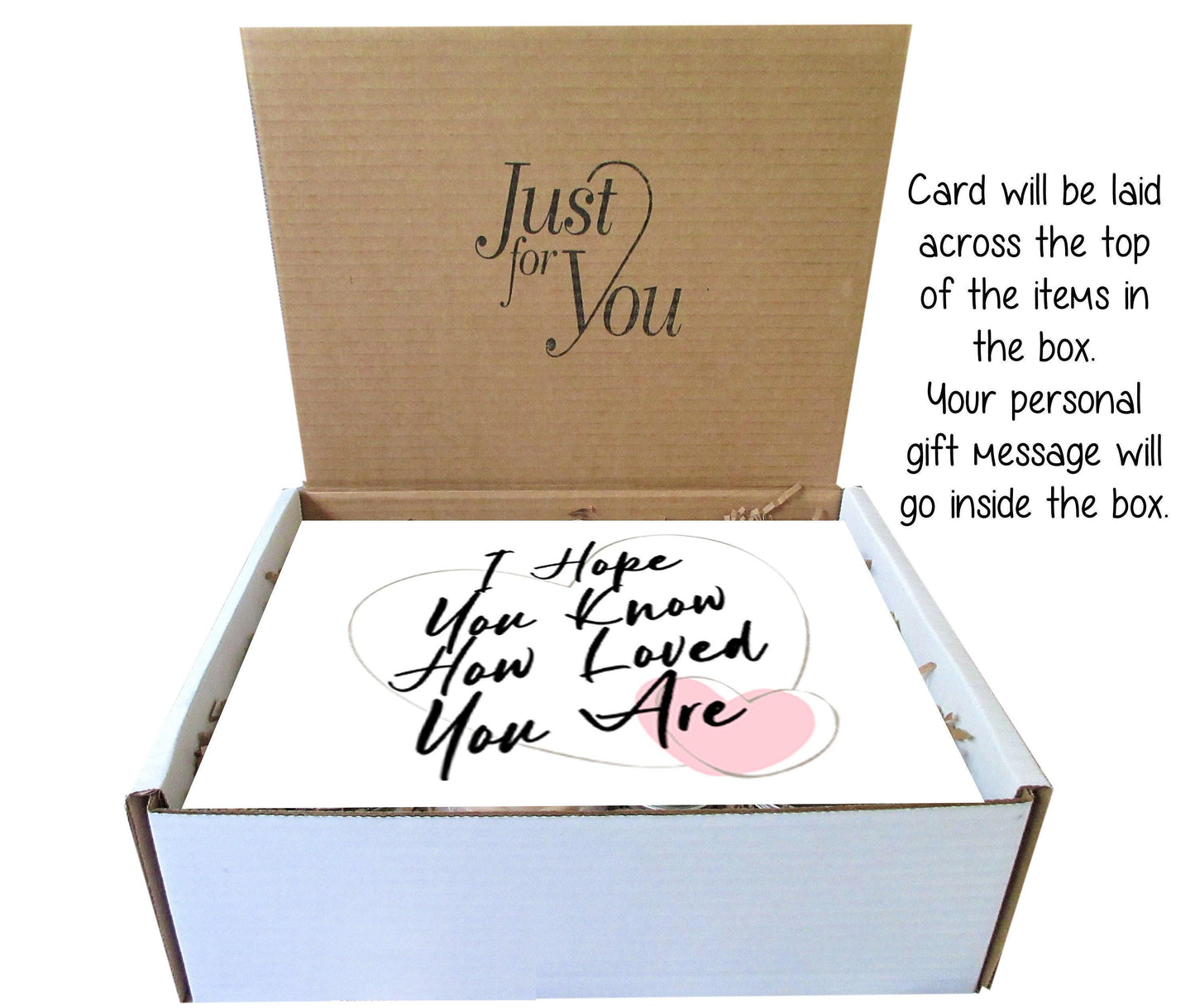 Spa Gift Box | I Hope You Know How Loved You Are | Handmade Products | Care Package for Her | Self Care Gift Box | Wife, Daughter, Friend