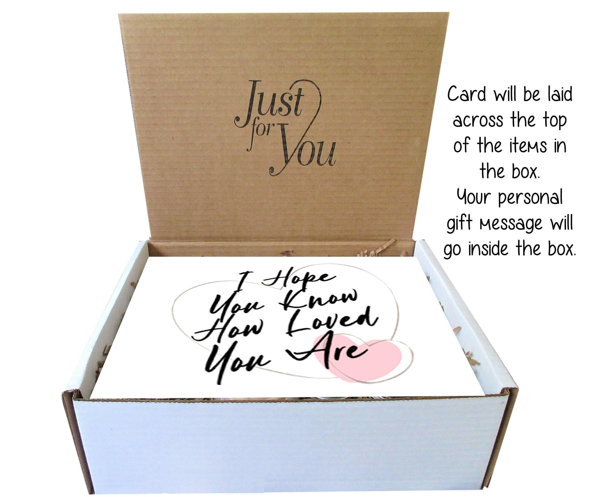 Spa Gift Box | I Hope You Know How Loved You Are | Handmade Products | Care Package for Her | Self Care Gift Box | Wife, Daughter, Friend