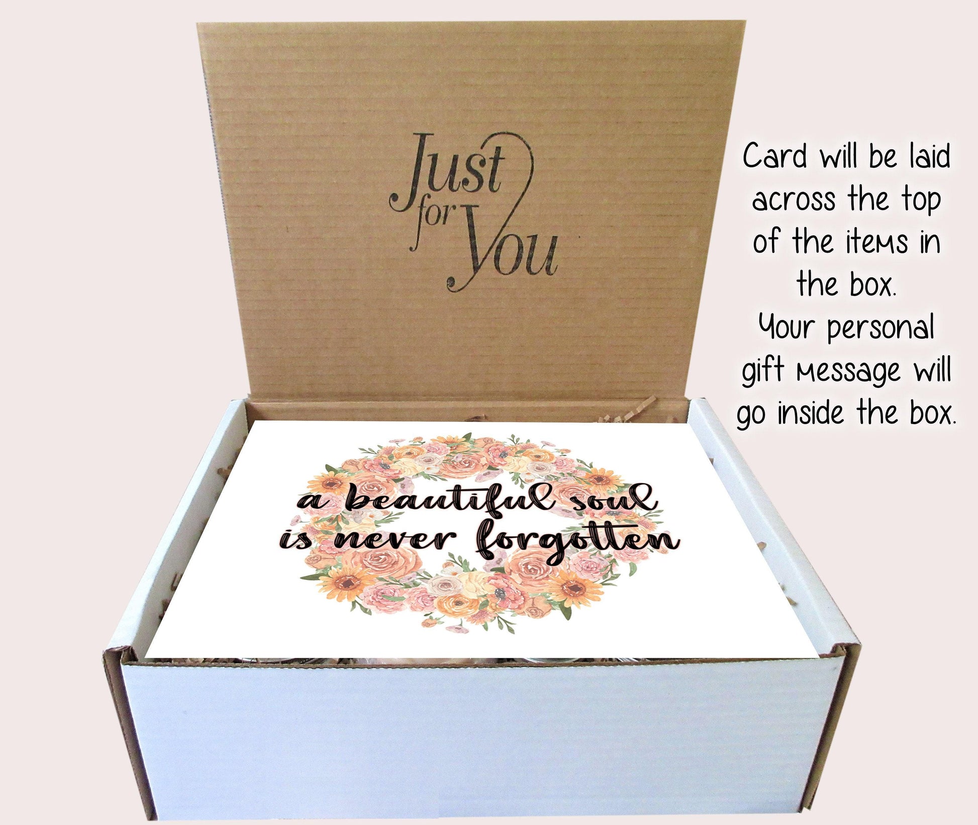 Sympathy Gift Box | Personalized Gift Box | Self Care Gift Box | Grief Care Package | Bereavement, Condolences, Thinking of You