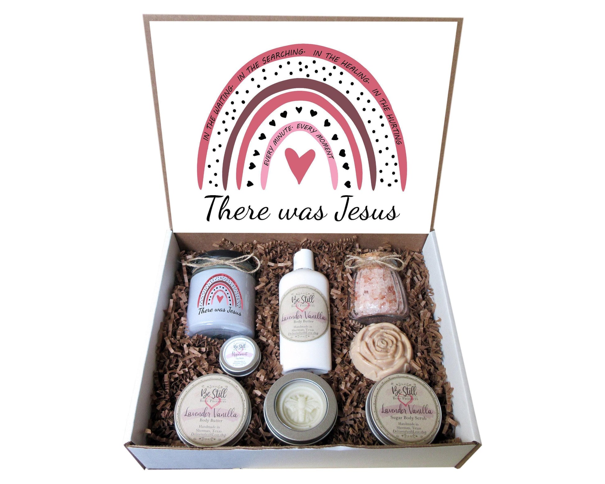 There Was Jesus | Christian Gifts | Christian Gift Box | Self Care Gift Box | Personalized Gift Box | Christian Birthday Gift
