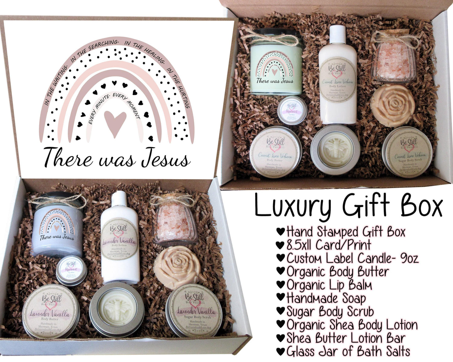 There Was Jesus | Christian Gifts | Christian Gift Box | Self Care Gift Box | Personalized Gift Box | Christian Birthday Gift