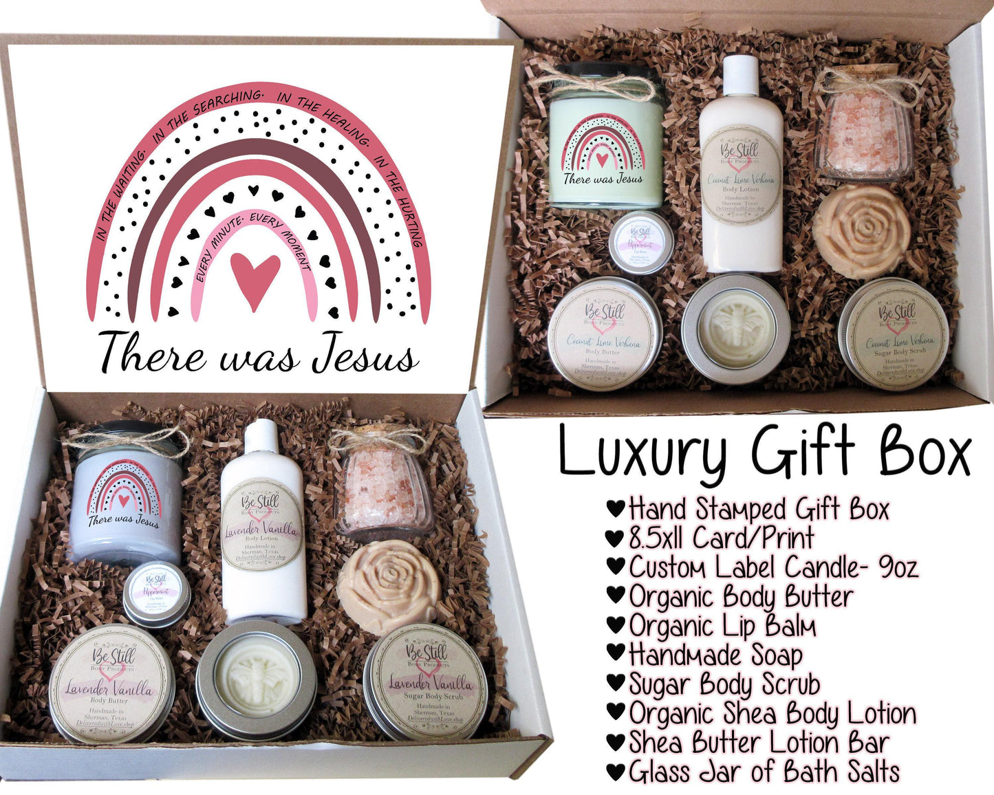 There Was Jesus | Christian Gifts | Christian Gift Box | Self Care Gift Box | Personalized Gift Box | Christian Birthday Gift