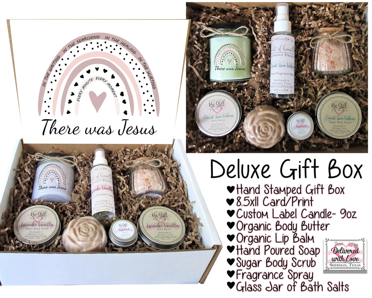 There Was Jesus | Christian Gifts | Christian Gift Box | Self Care Gift Box | Personalized Gift Box | Christian Birthday Gift