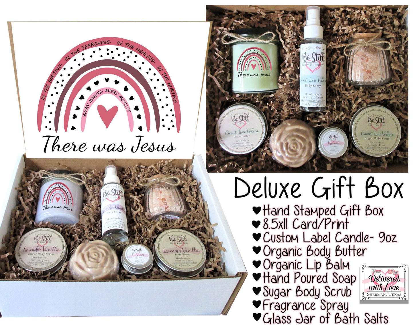 There Was Jesus | Christian Gifts | Christian Gift Box | Self Care Gift Box | Personalized Gift Box | Christian Birthday Gift