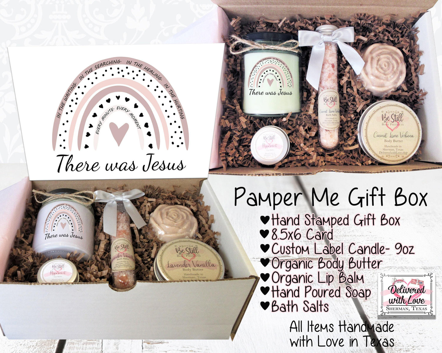 There Was Jesus | Christian Gifts | Christian Gift Box | Self Care Gift Box | Personalized Gift Box | Christian Birthday Gift
