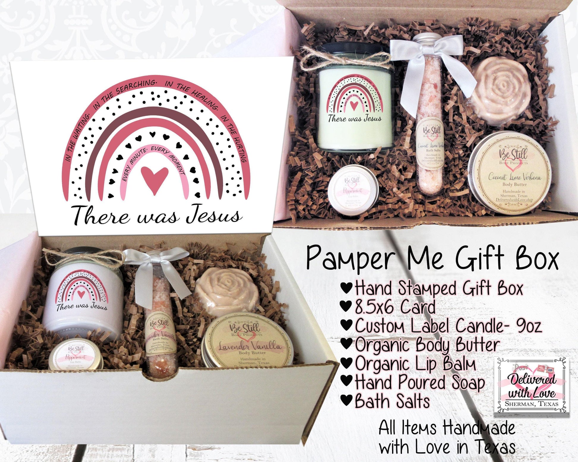 There Was Jesus | Christian Gifts | Christian Gift Box | Self Care Gift Box | Personalized Gift Box | Christian Birthday Gift