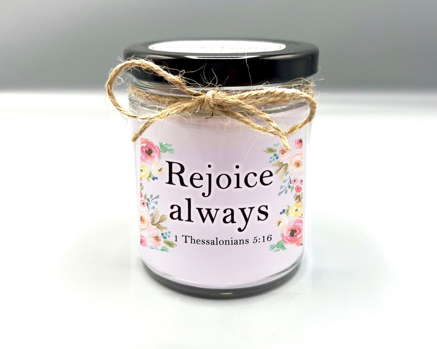 1 Thessalonians 5:16 Spa Box | Rejoice Always | For You or a Gift | Christian Gift Box | Handmade, Natural Products