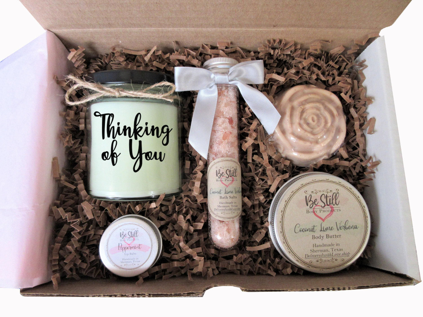 Thinking of You Care Package | Self Care Gift Box | Spa Gift Box |  Love You Gift for Birthday, Get Well, Encouragement, Sympathy