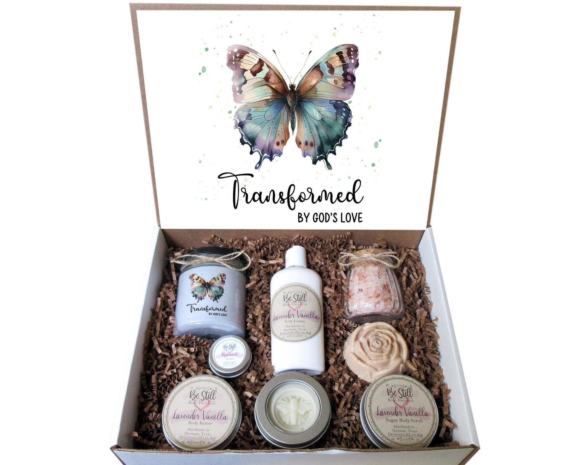 Transformed | Christian Gift Box | Care Package for Her | Self Care Gift Box | Christian Gifts | Personalized Gift Box | Handmade Products
