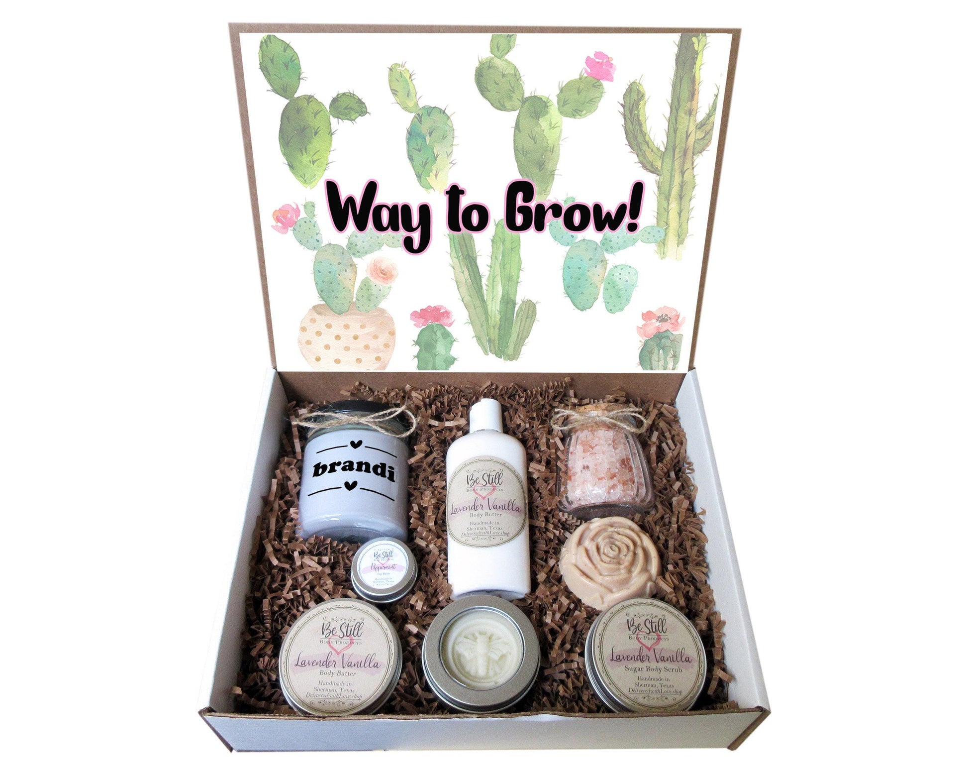 Way to Grow | Congratulations Gift | Congrats Care Package | Self Care Gift Box | Graduation, New Job, Promotion, New Home