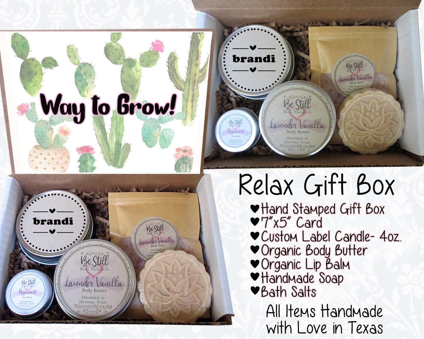 Way to Grow | Congratulations Gift | Congrats Care Package | Self Care Gift Box | Graduation, New Job, Promotion, New Home