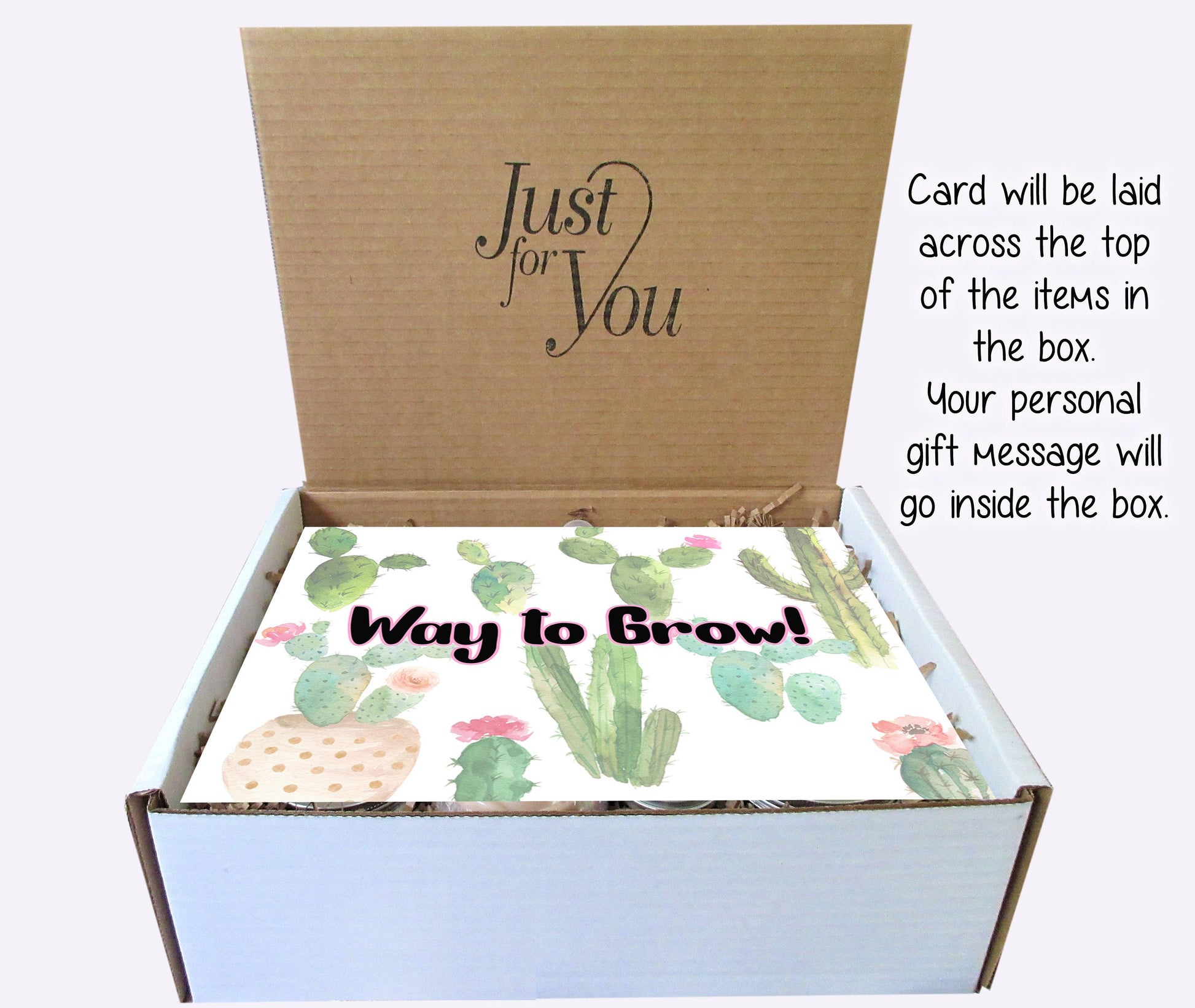 Way to Grow | Congratulations Gift | Congrats Care Package | Self Care Gift Box | Graduation, New Job, Promotion, New Home
