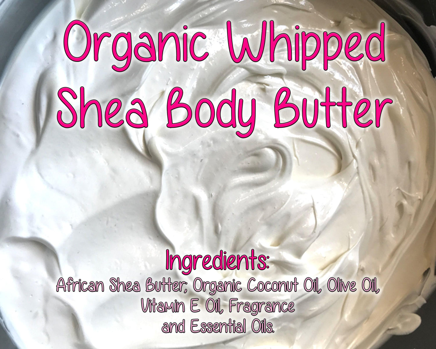 Whipped Body Butter |  Shea Body Butter | Natural Moisturizer | Organic Body Butter |  High Quality Ingredients