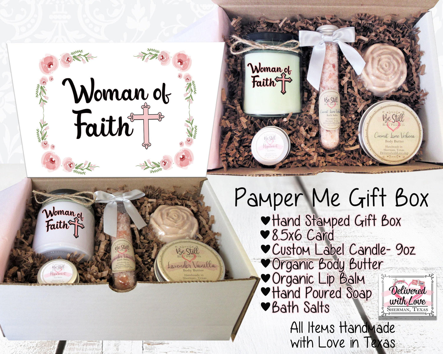 Woman of Faith | Personalized Gift Box | Christian Gifts | Self Care Gift Box | Christian Birthday Gift | Christian Gift for Women