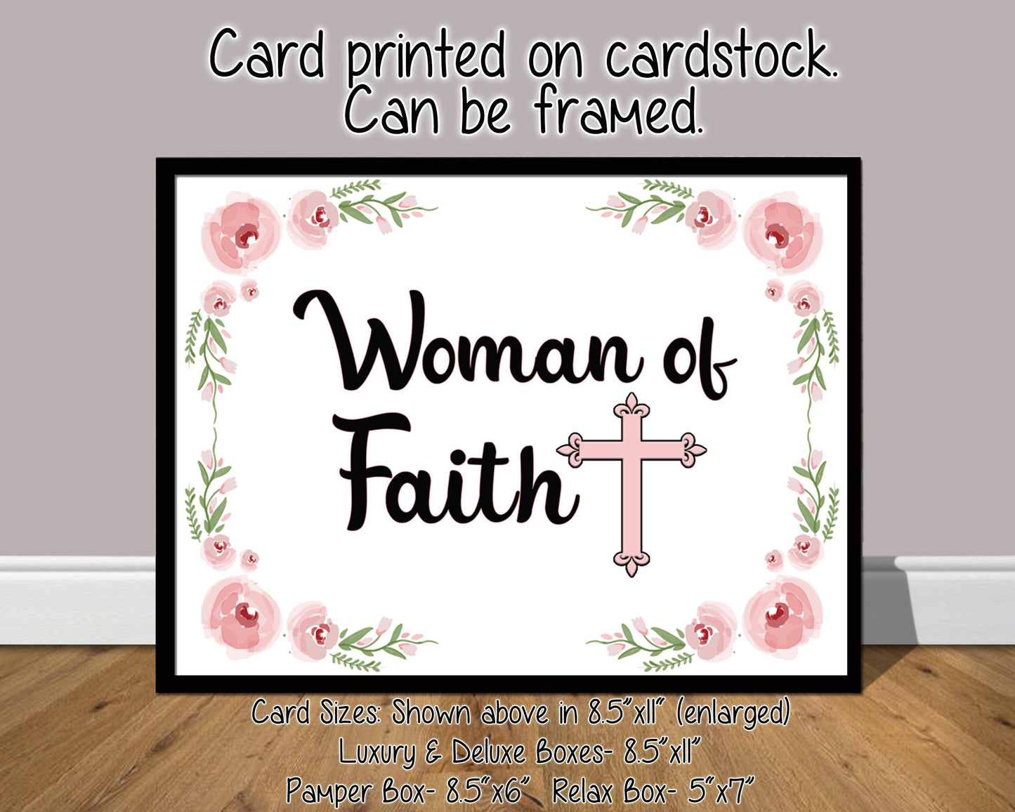 Woman of Faith | Personalized Gift Box | Christian Gifts | Self Care Gift Box | Christian Birthday Gift | Christian Gift for Women