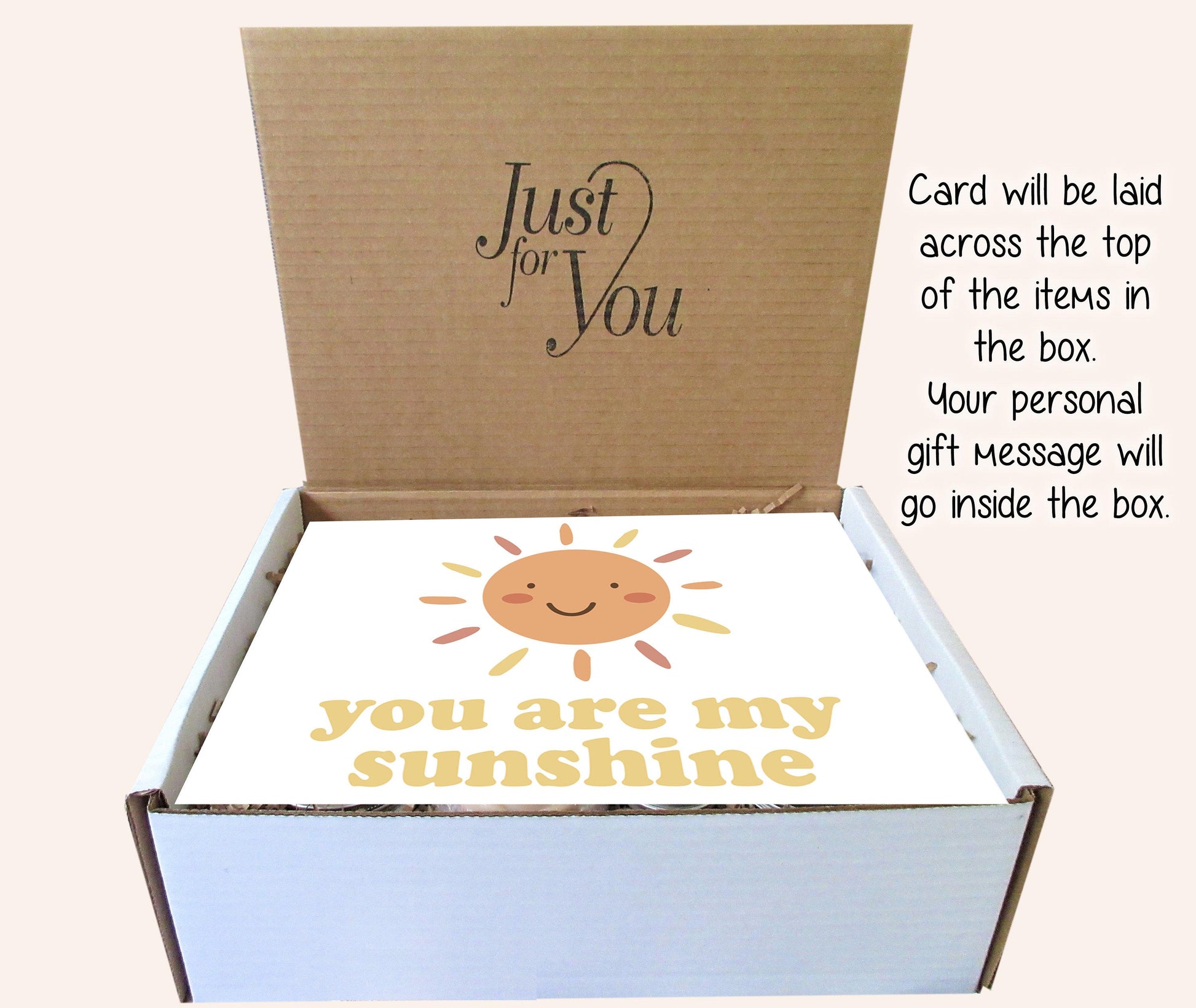 You Are My Sunshine Gift | Boho Gift Box | Self Care Gift Box | Care Package | Gift for Birthday, Miss You, Encouragement | Daughter, Niece