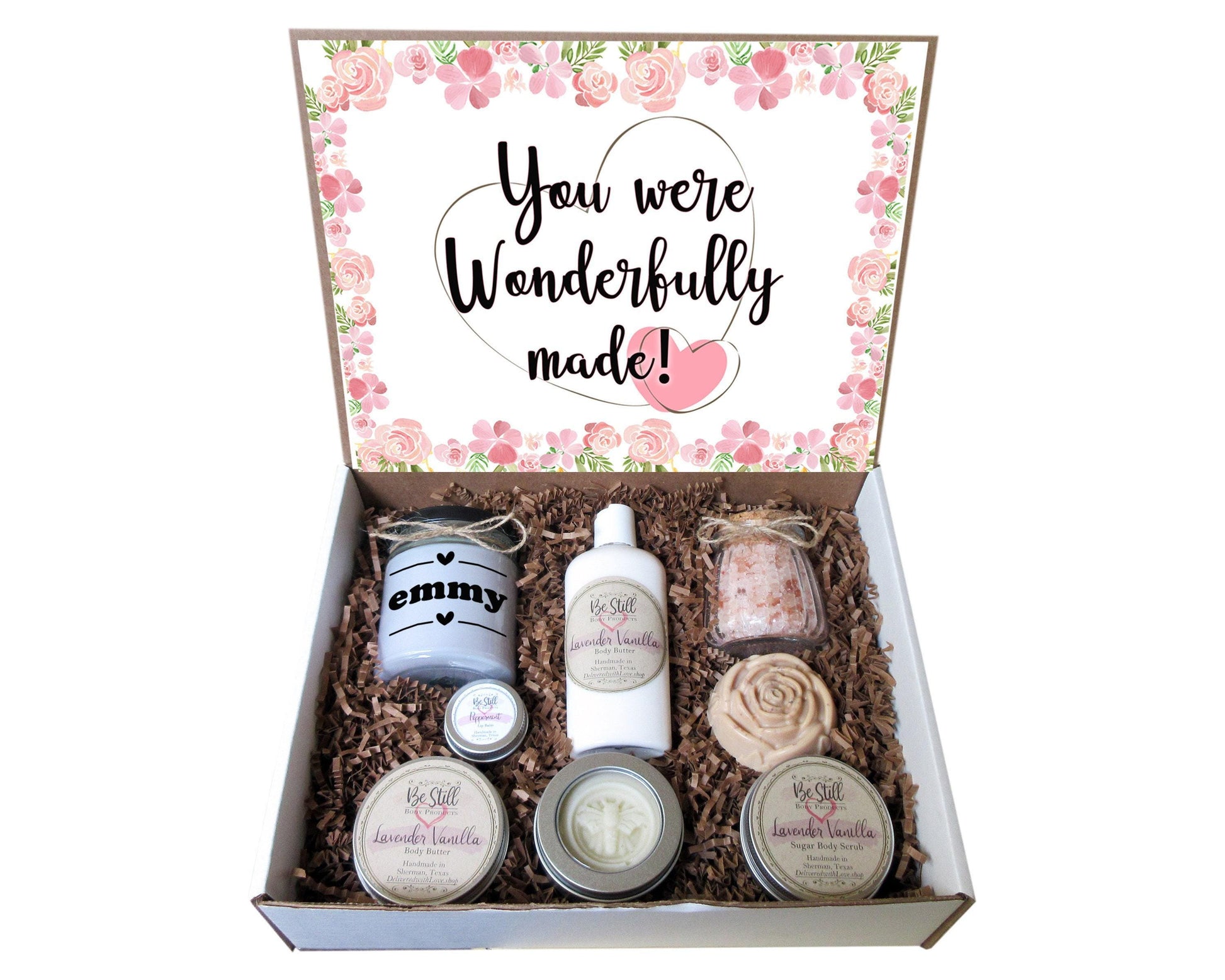 You Were Wonderfully Made | Christian Gifts | Christian Gift Box | Self Care Gift Box | Care Package | Personalized Gift Box