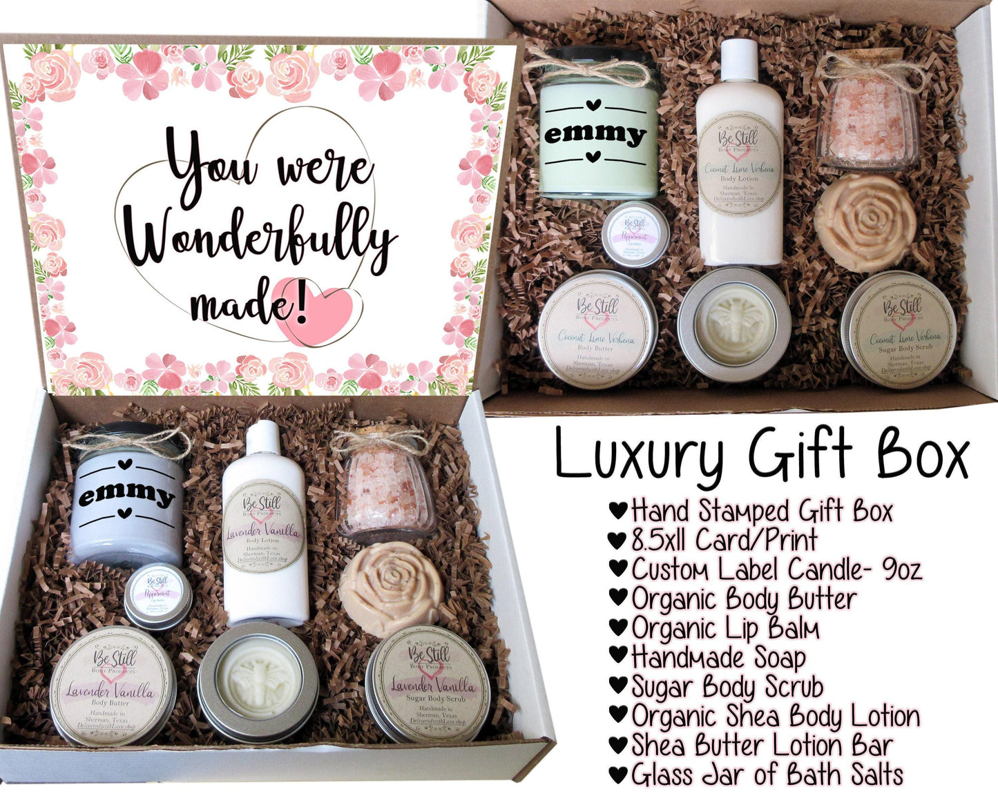 You Were Wonderfully Made | Christian Gifts | Christian Gift Box | Self Care Gift Box | Care Package | Personalized Gift Box